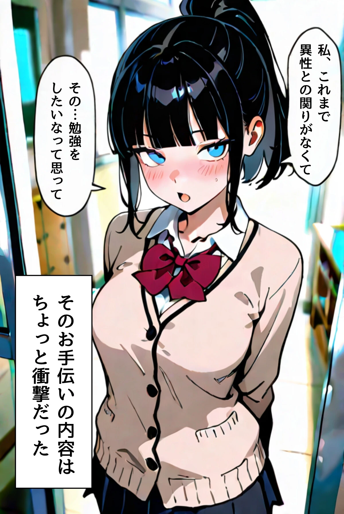 委員長瑛子、セックス勉強中(フルカラー) 10ページ