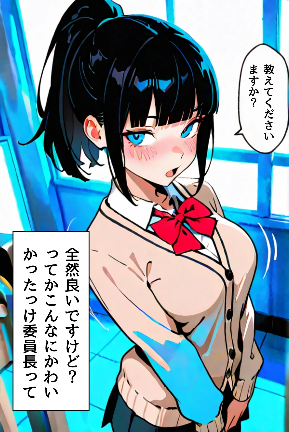 委員長瑛子、セックス勉強中(フルカラー) 11ページ