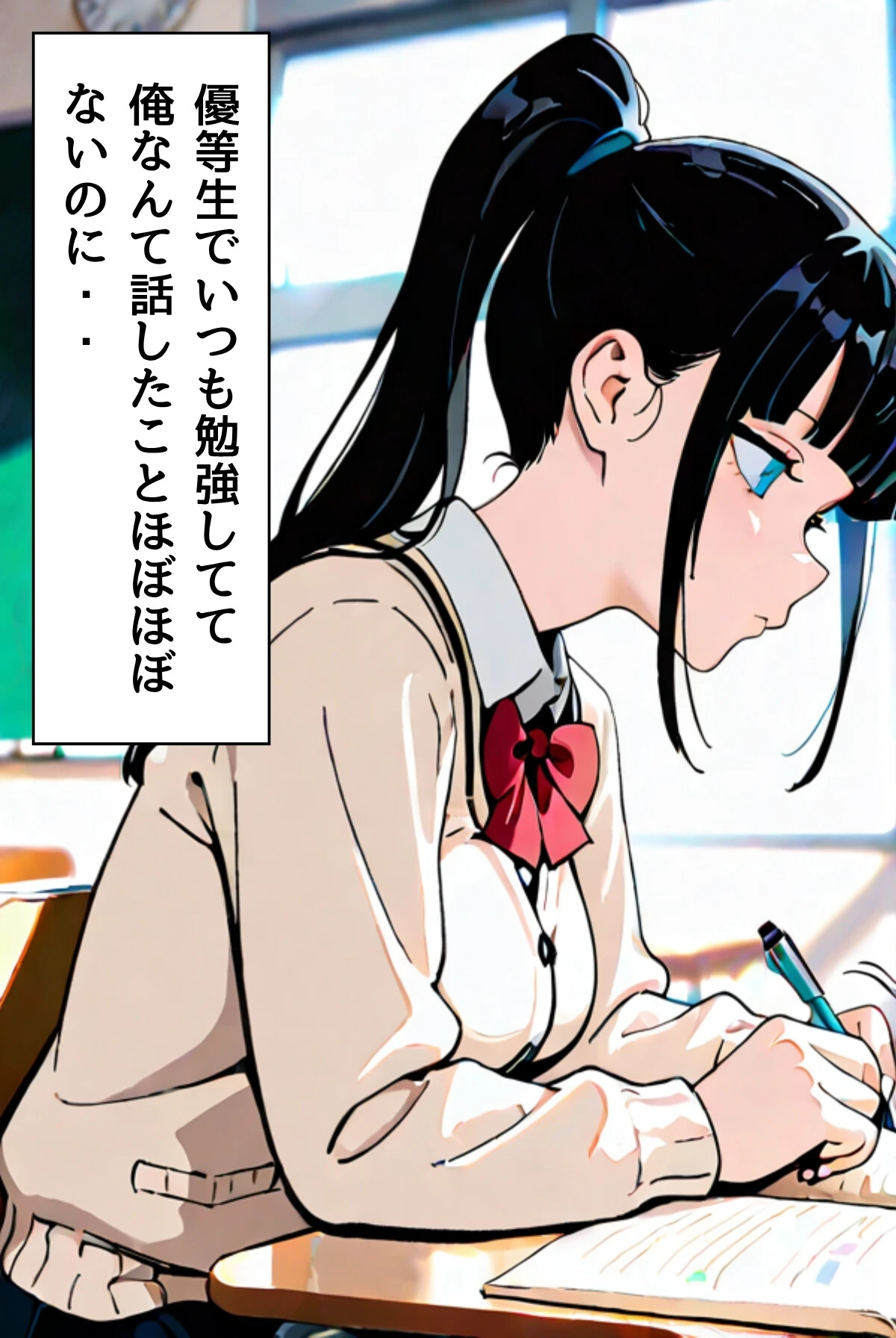 委員長瑛子、セックス勉強中(フルカラー) 12ページ