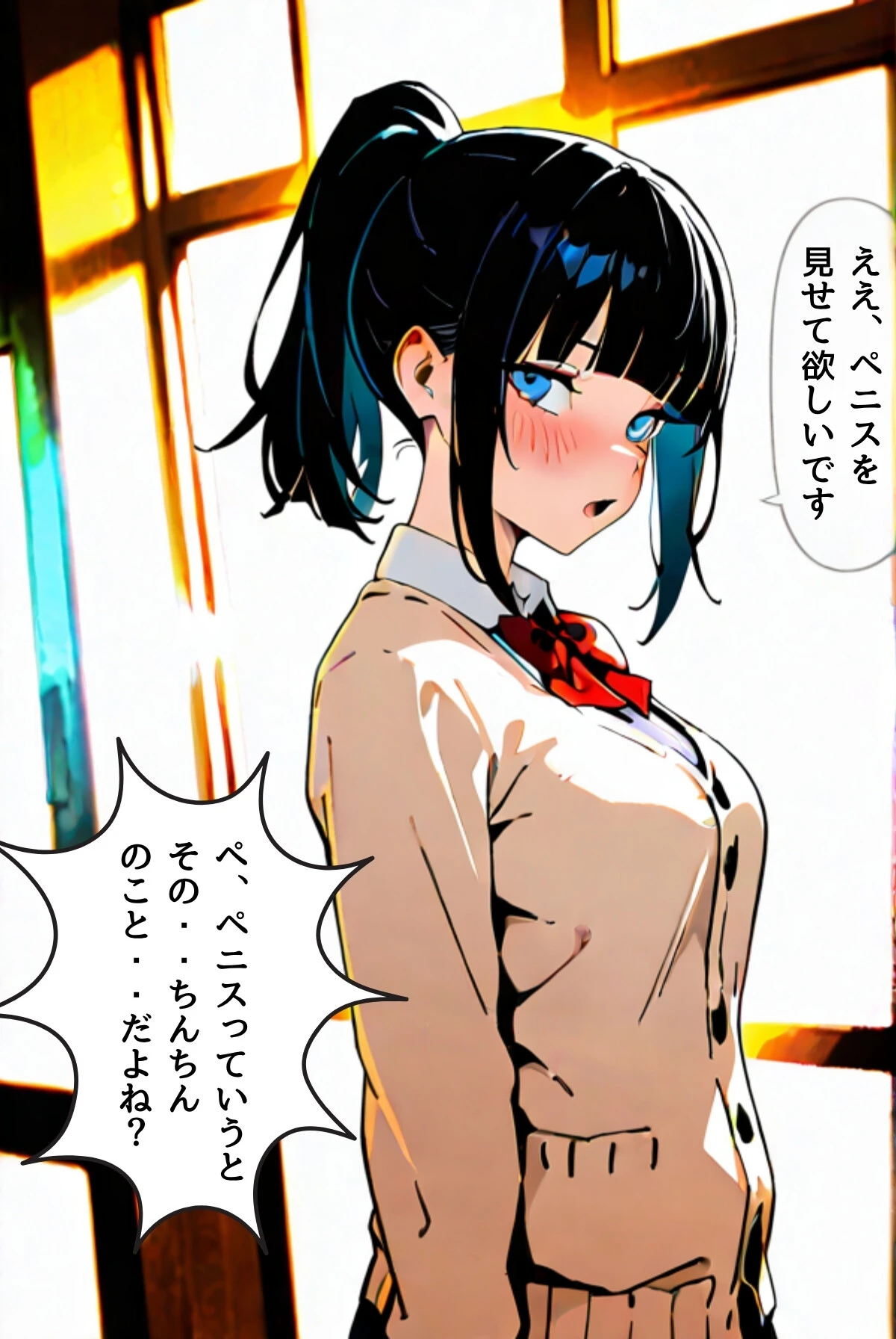 委員長瑛子、セックス勉強中(フルカラー) 15ページ