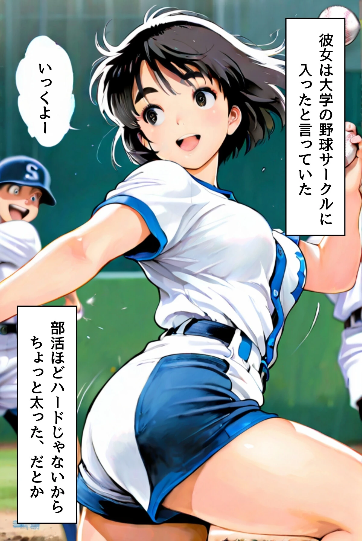 ユニフォームを脱いだ彼女は淫らに笑う 20ページ