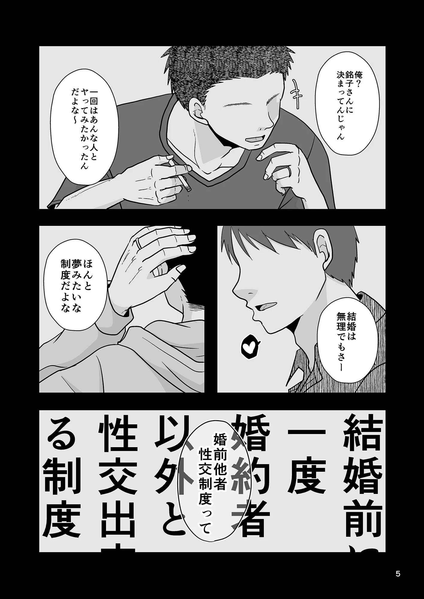 婚前他者性交制度3 5ページ