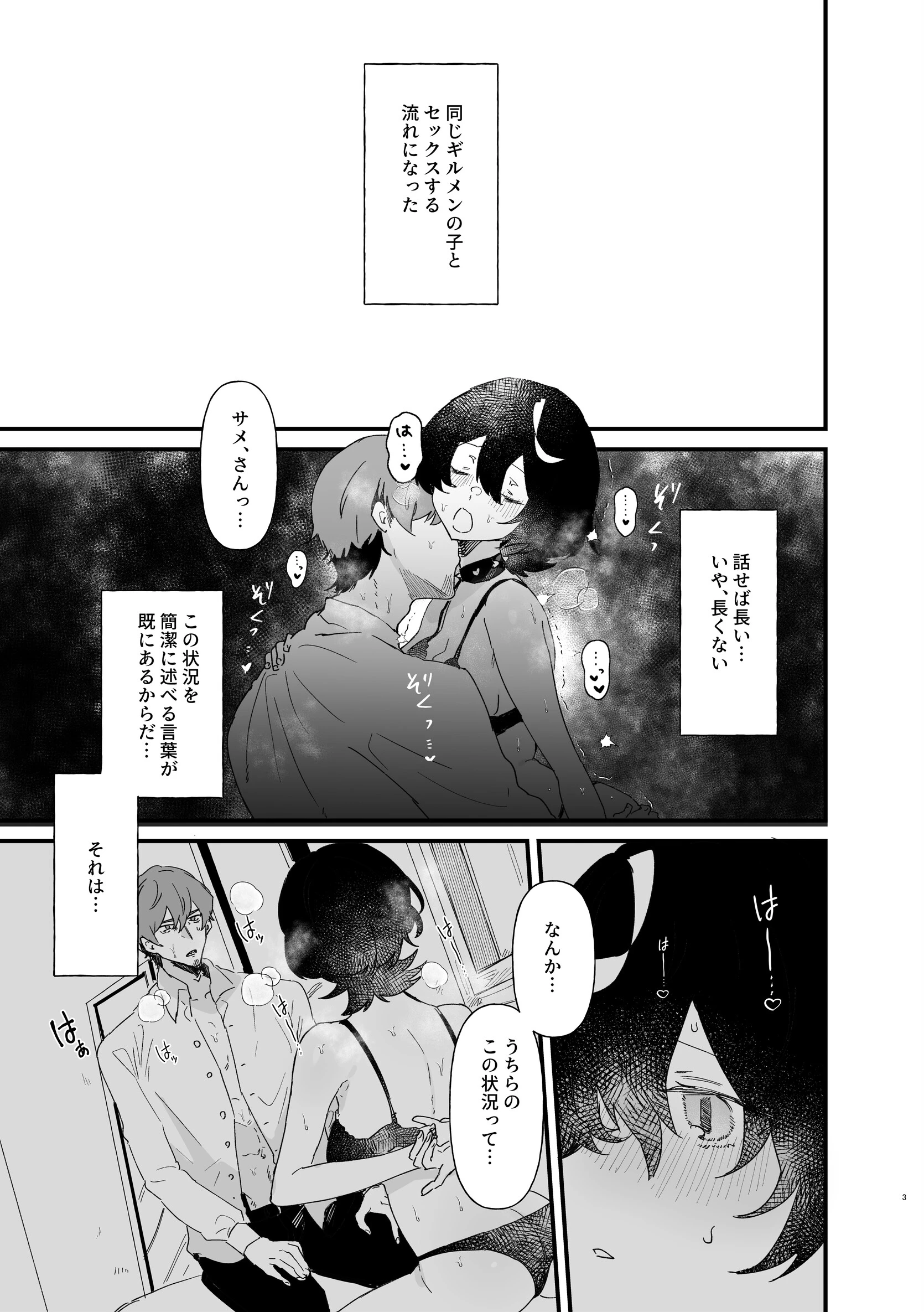 同じギルメンの声が好き-初夜編- 3ページ