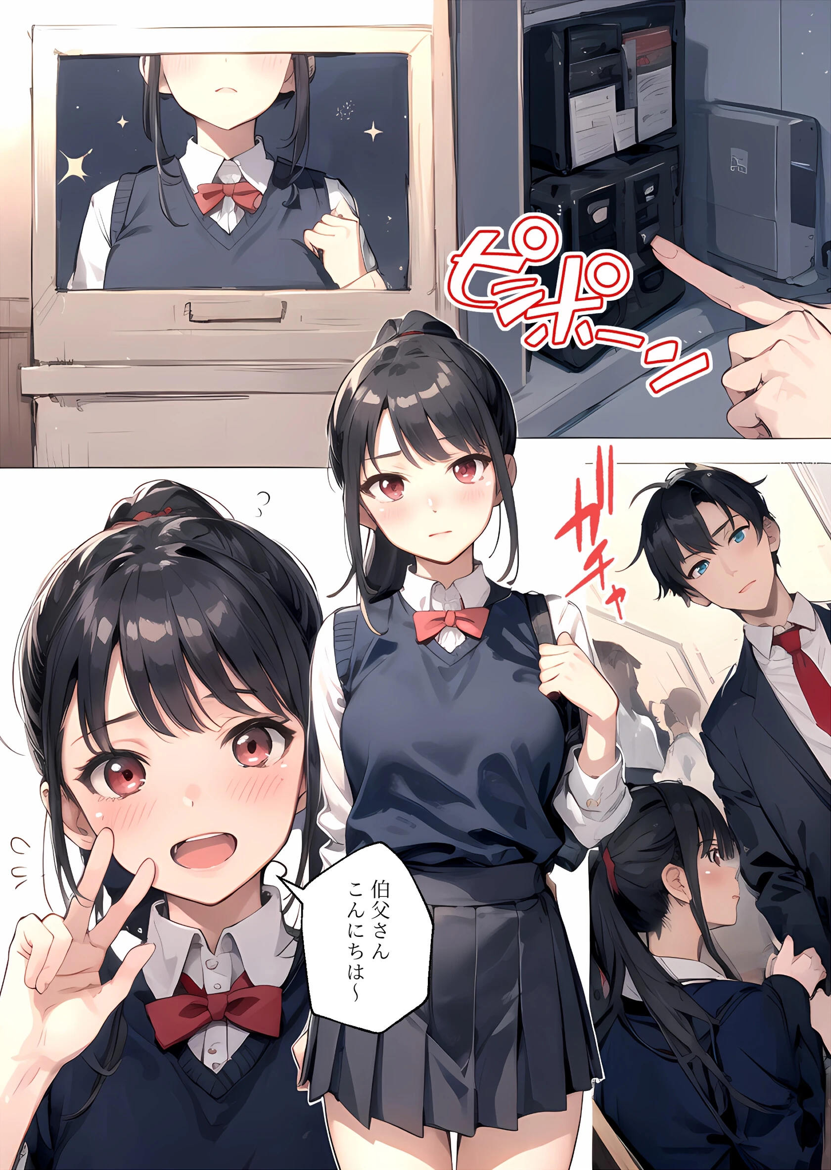 叔父さんと私。（単話） 2ページ