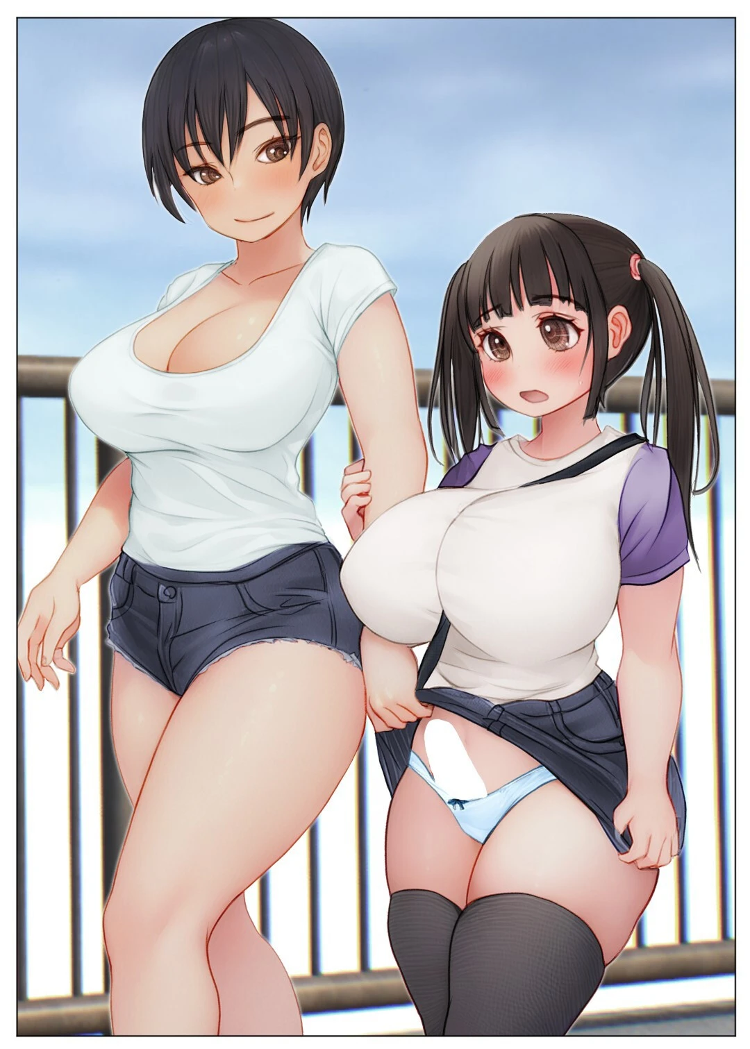 ふたば×なりあ Episode2 ふたなり娘をぬがさないでっ 2ページ