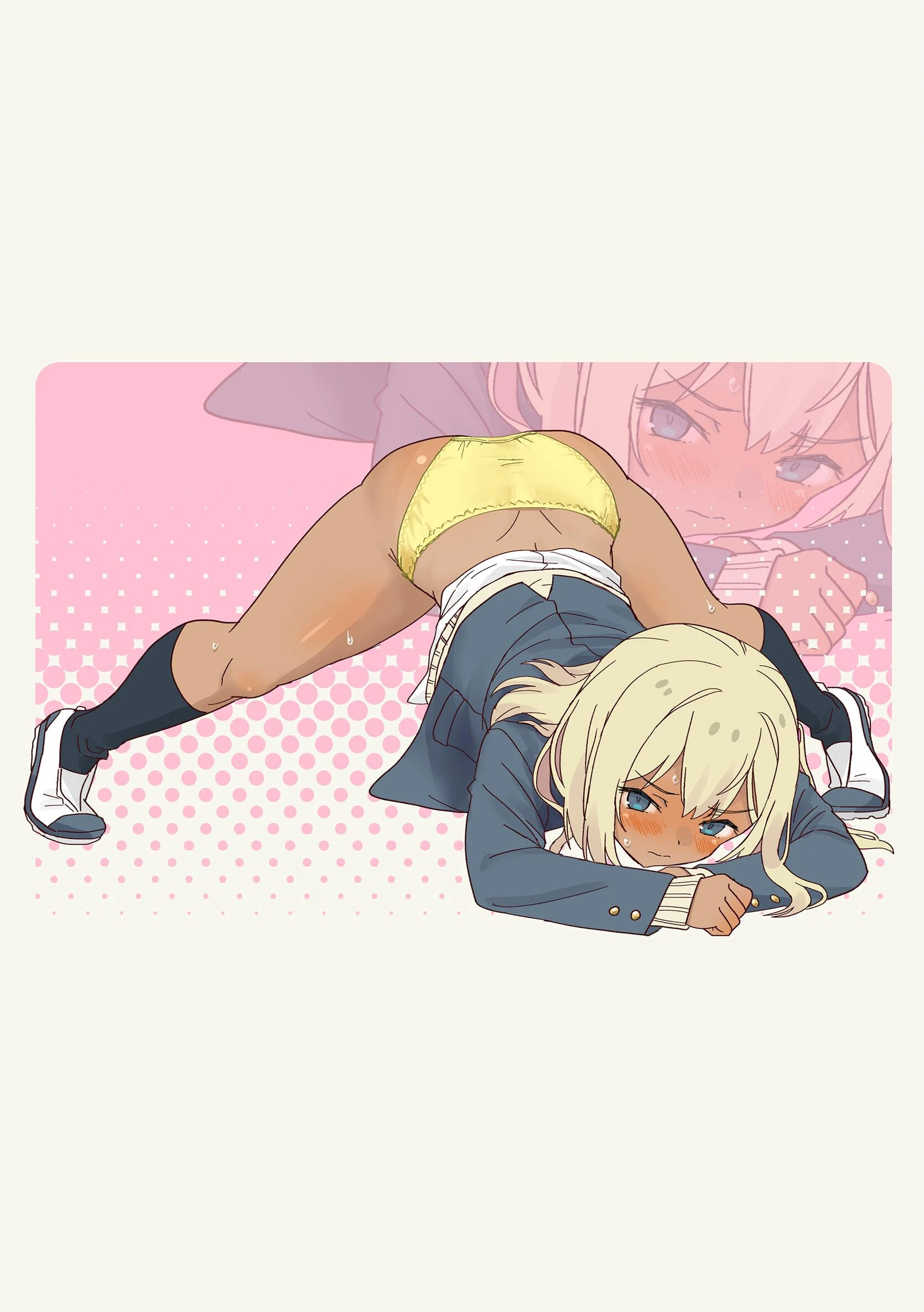 ギャル崎さんにジャンケンで勝ったらパンツ下ろしてくれた 4巻 6ページ