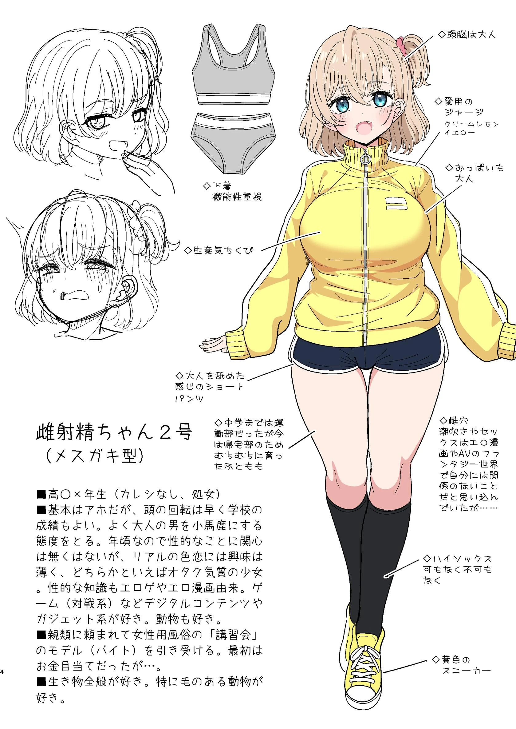 雌射精入門【棒消し修正版】 2 〜ケツもデカければ態度もデカいメスガキJKが女性用風俗講習会のバイトで発情しちゃったので下半身の雌汁ぜんぶ抜いてもらう話〜 4ページ