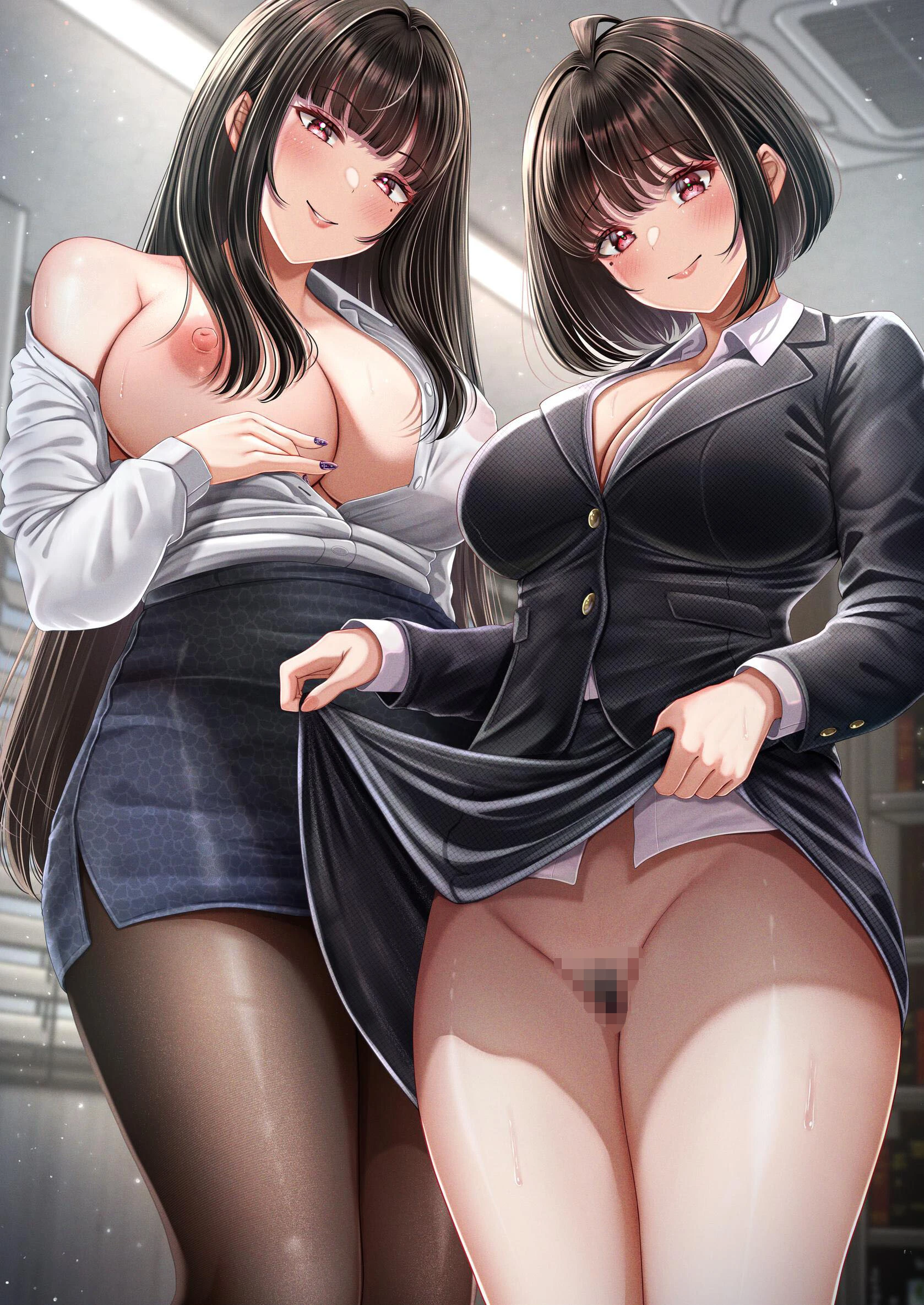 その年の離れた黒髪姉妹とお〇こする話〜感動の完結総集編〜 6ページ