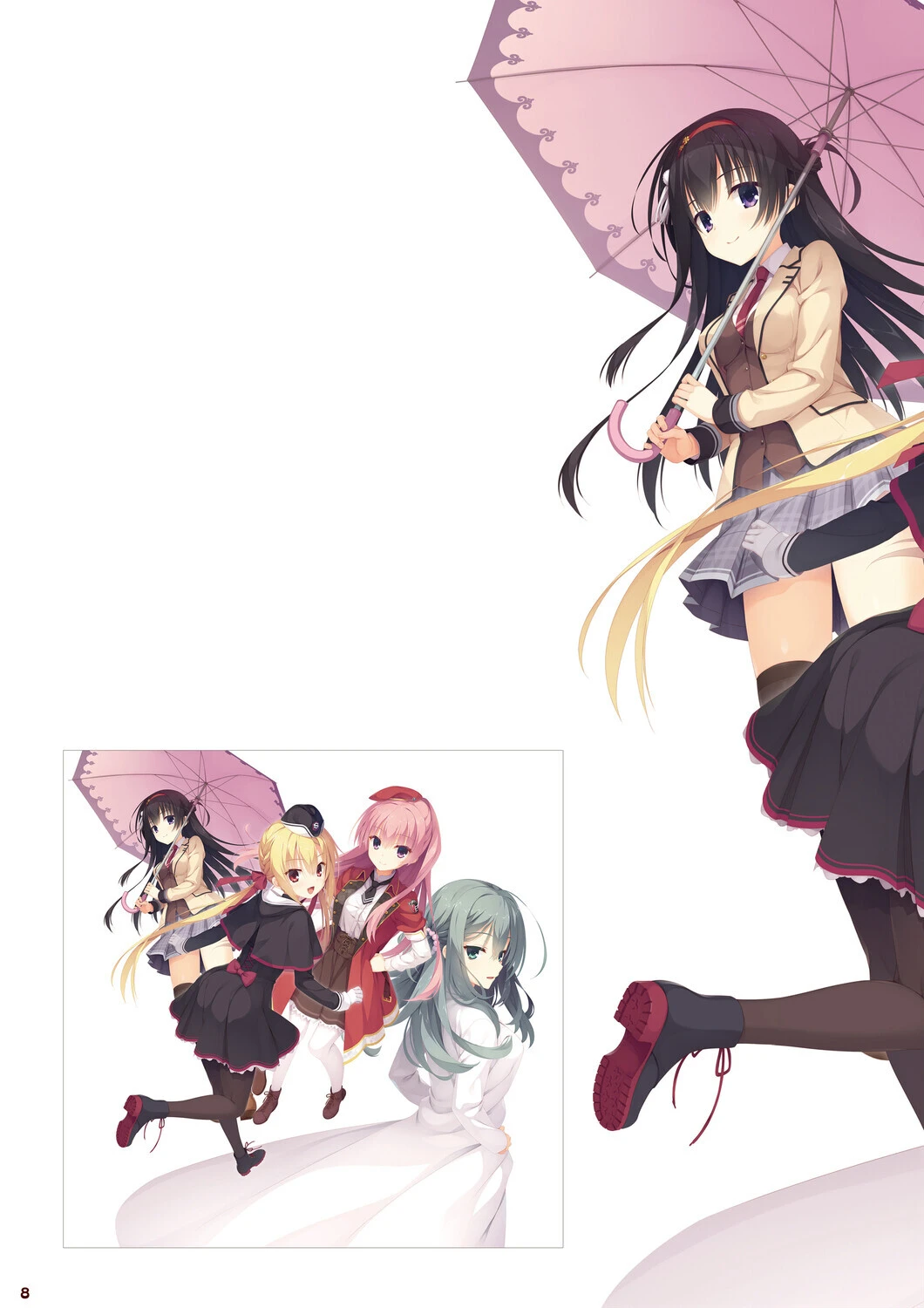 オフィシャル・ビジュアルファンブック 10ページ