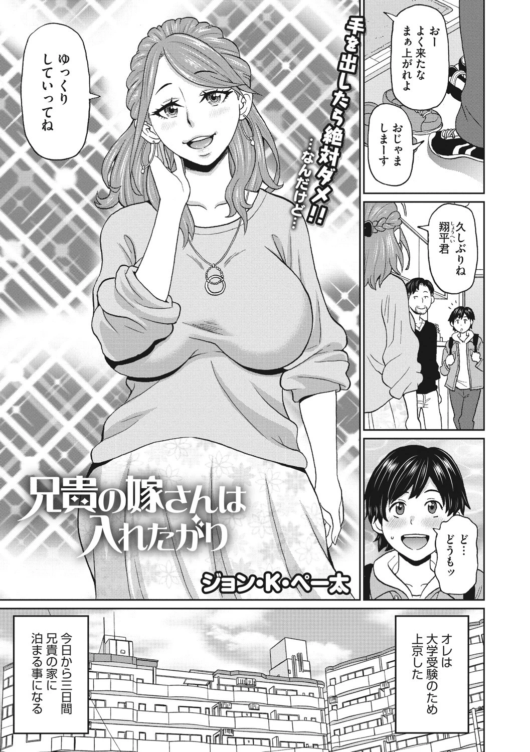 兄貴の嫁さんは入れたがり ジョン・K・ペー太