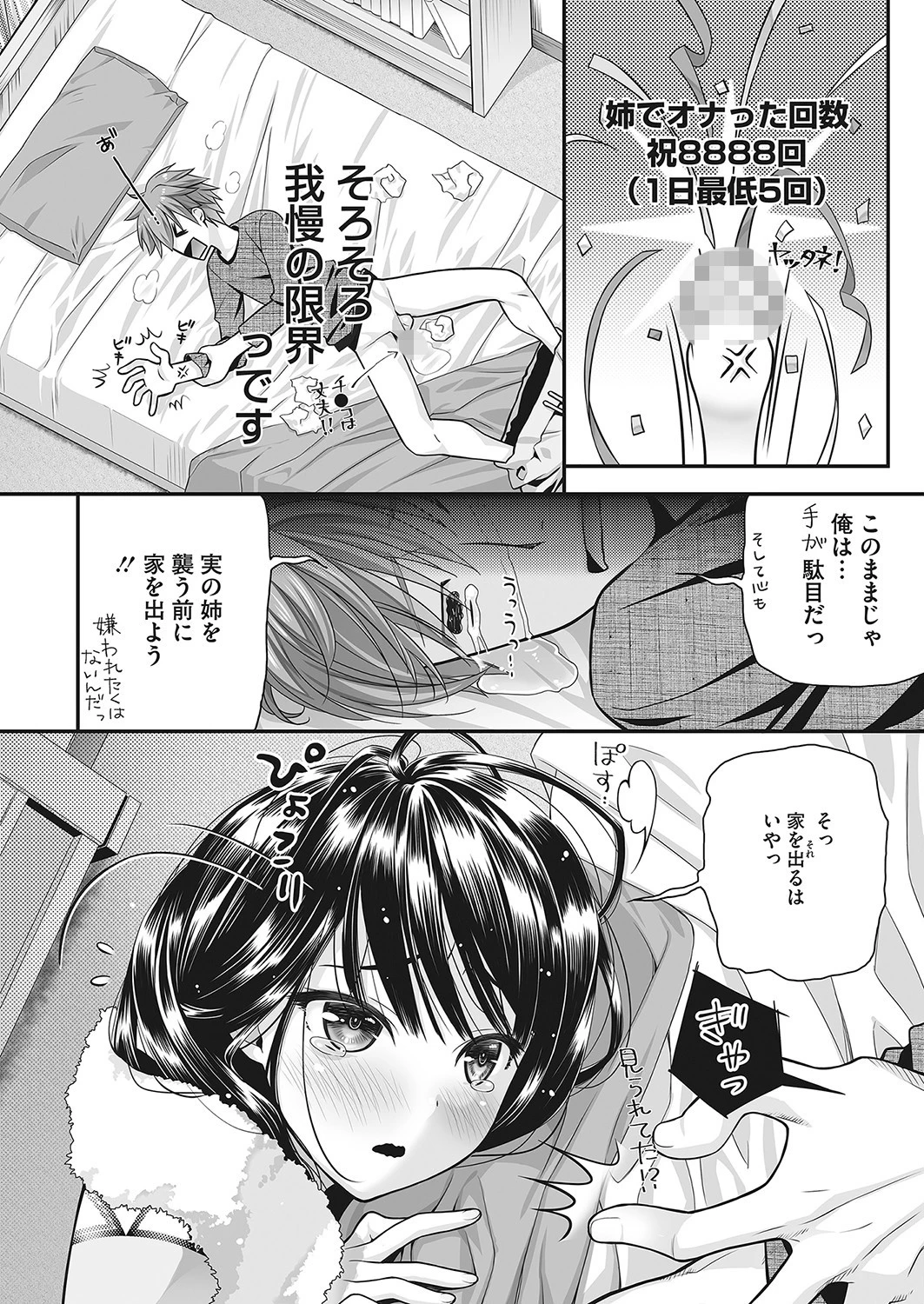 姉ちゃんが可愛く近付いて来るので僕の右手がそろそろ腱鞘炎になりそうです。（単話） 4ページ