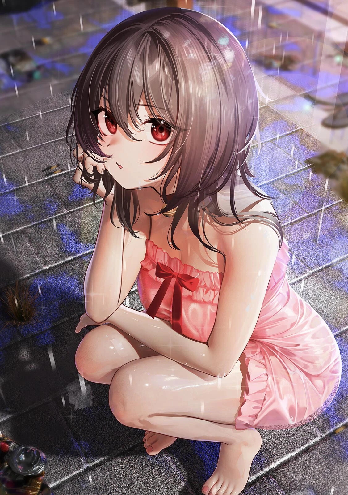 ずぶ濡れの猫系ギャルを拾ったので家で飼うことにします 3ページ