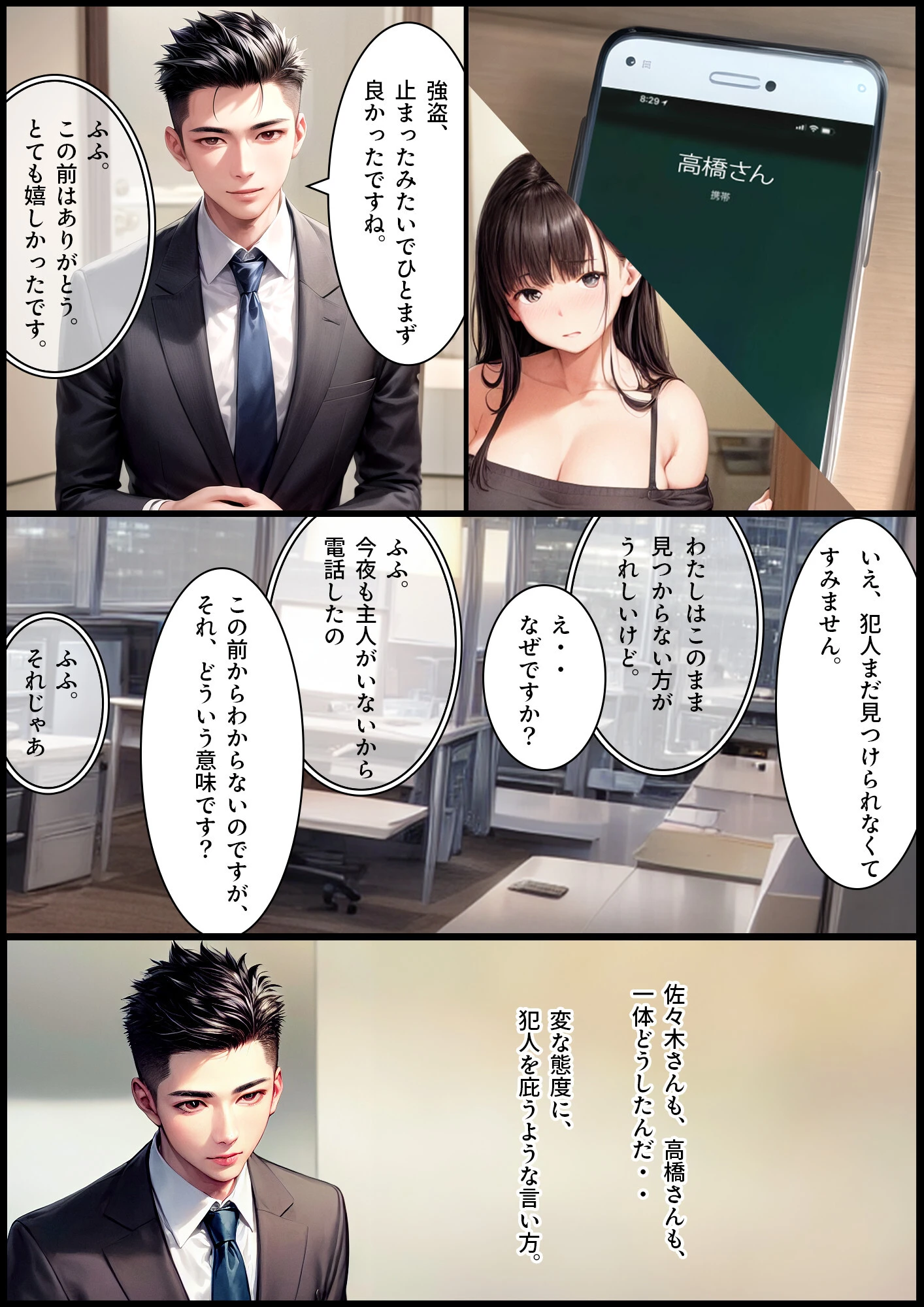 訪問販売員の謎（単話） 2ページ