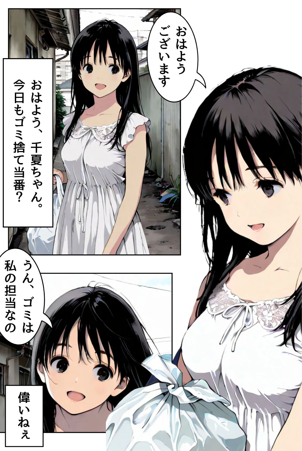 千夏ちゃんそのエッチなバイトはマズイって〜隣の家のお嬢さんがおっぱぶで働いてた件〜 4ページ