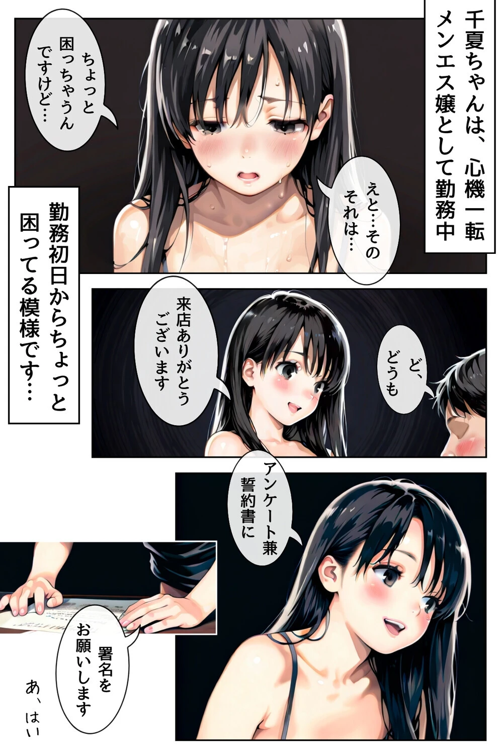 千夏ちゃんそのエッチなバイトはマズイって〜隣の家のお嬢さんがおっぱぶで働いてた件〜分冊版13 2ページ