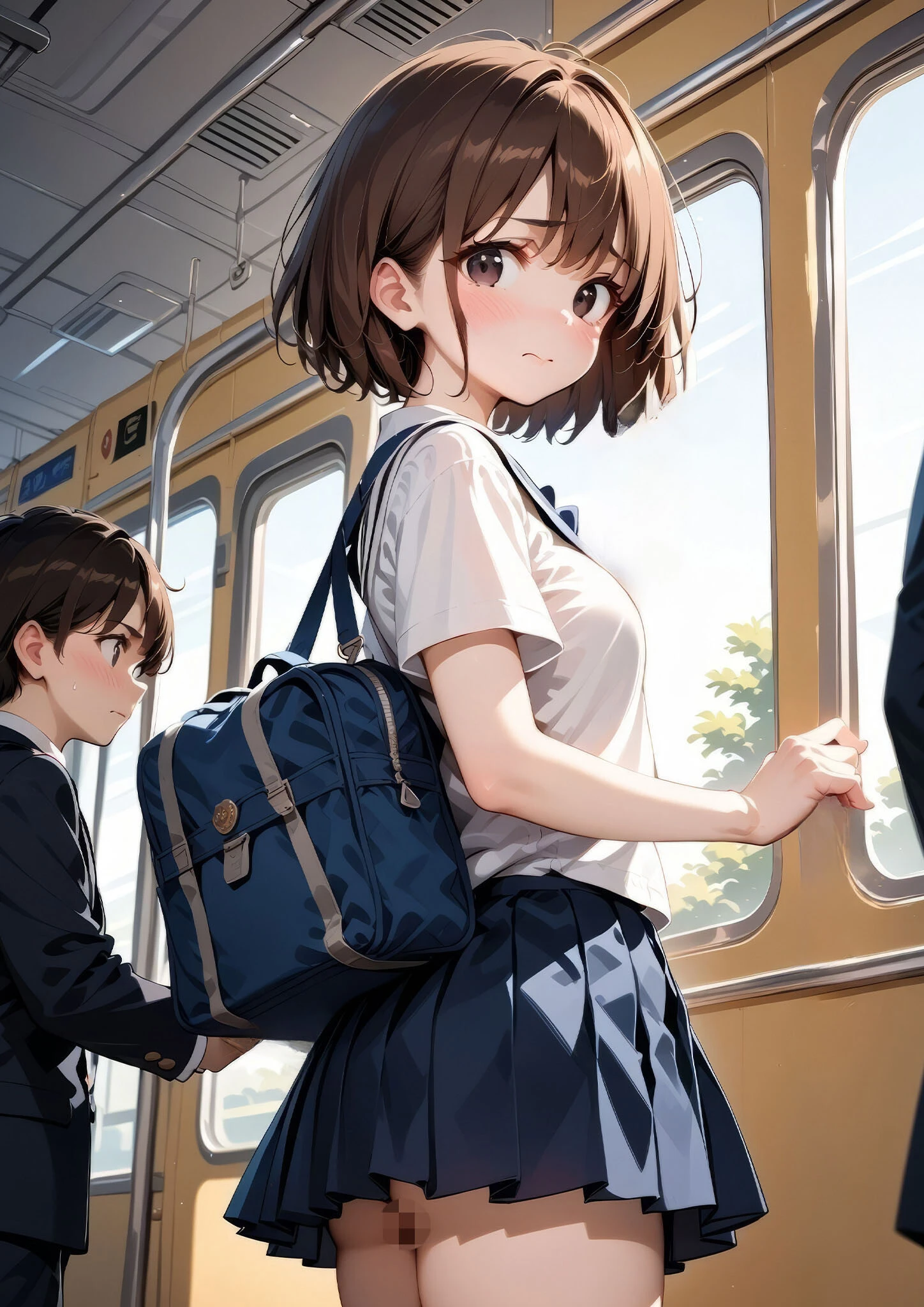 ××特区教育フィルム 〜秘宝！！初娘たちの××コレクション〜 モザイク版 9ページ