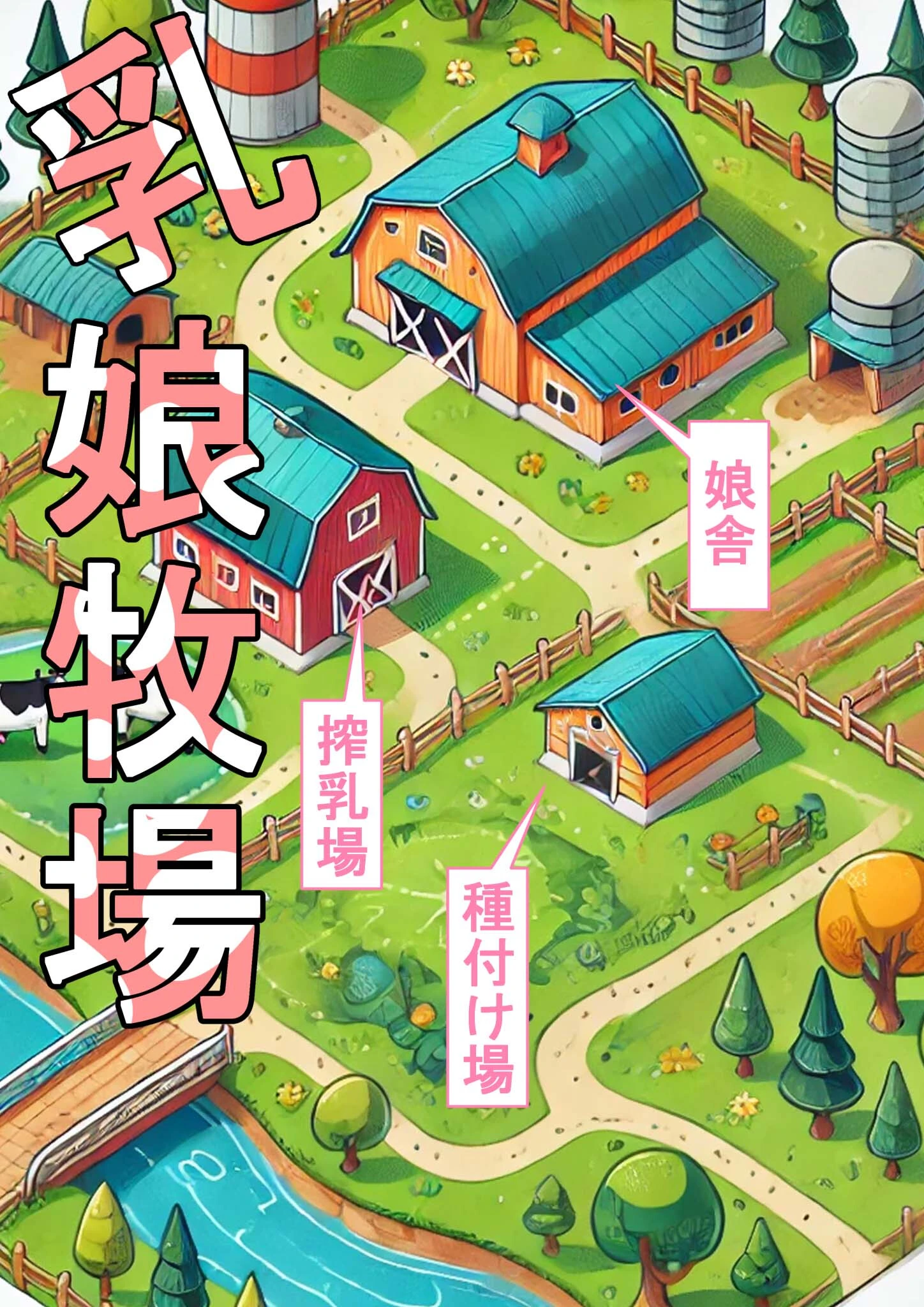 乳娘おっぱい牧場のしおり 〜乳娘産業でみんなに元気で健康な性活をお届けします!〜 モザイク版 4ページ