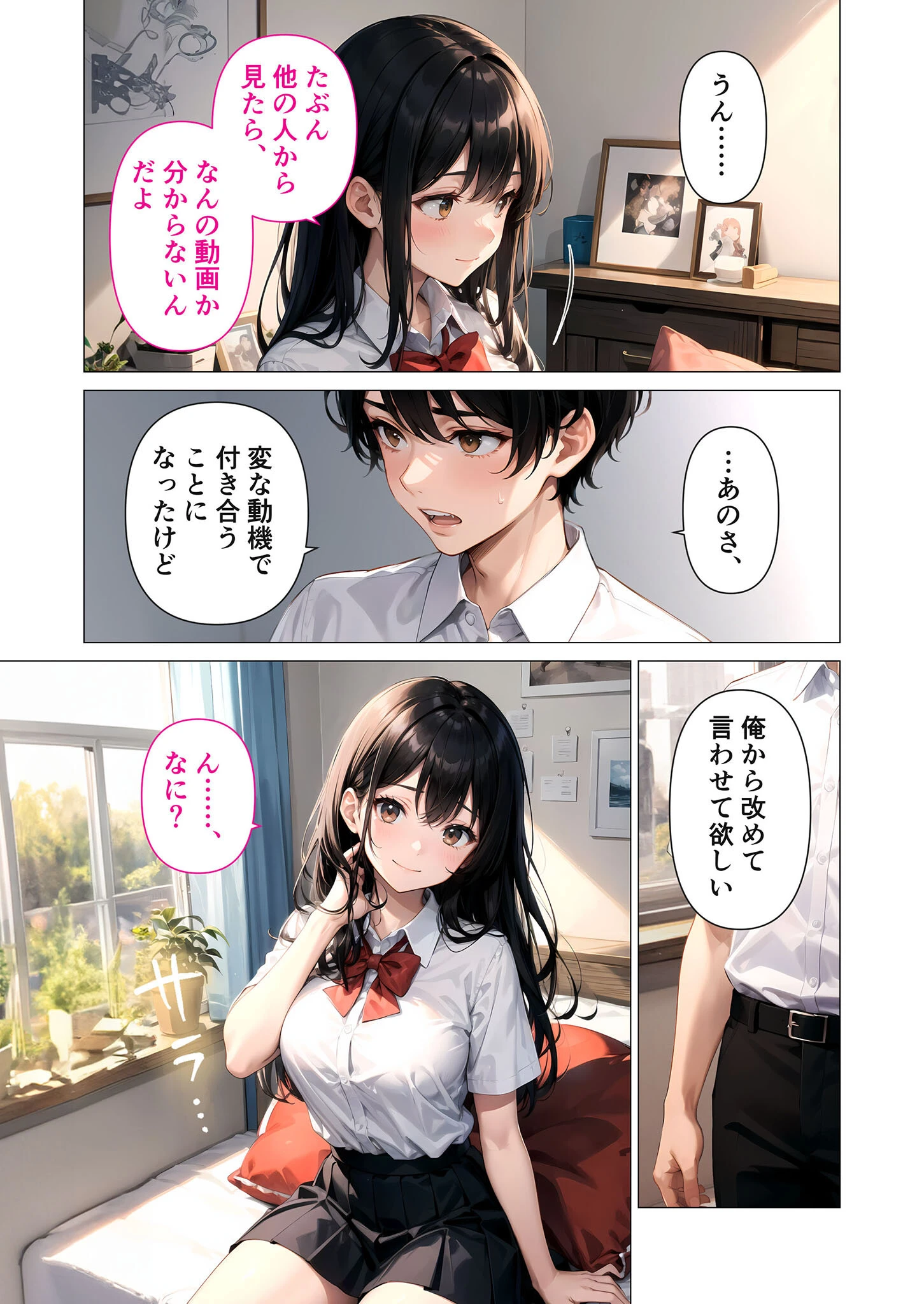 僕と彼女のミダラな恋心 第2話 〜強かな彼女のえっちな思惑〜 モザイク版 7ページ