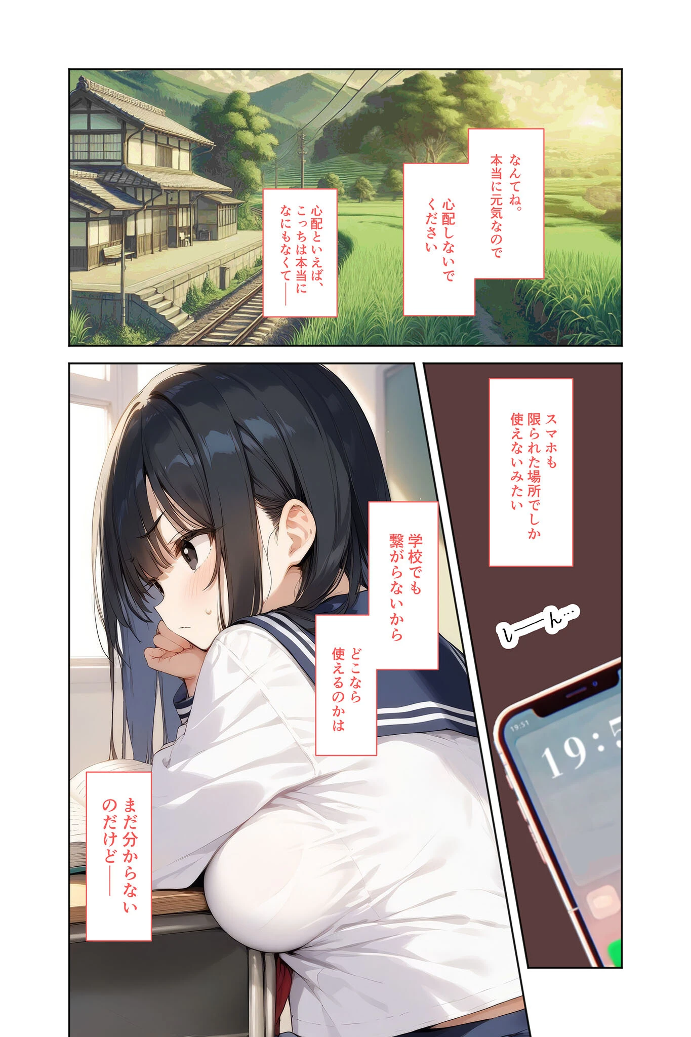 淫習村からの手紙 第1話 〜雌開き〜 モザイク版 4ページ