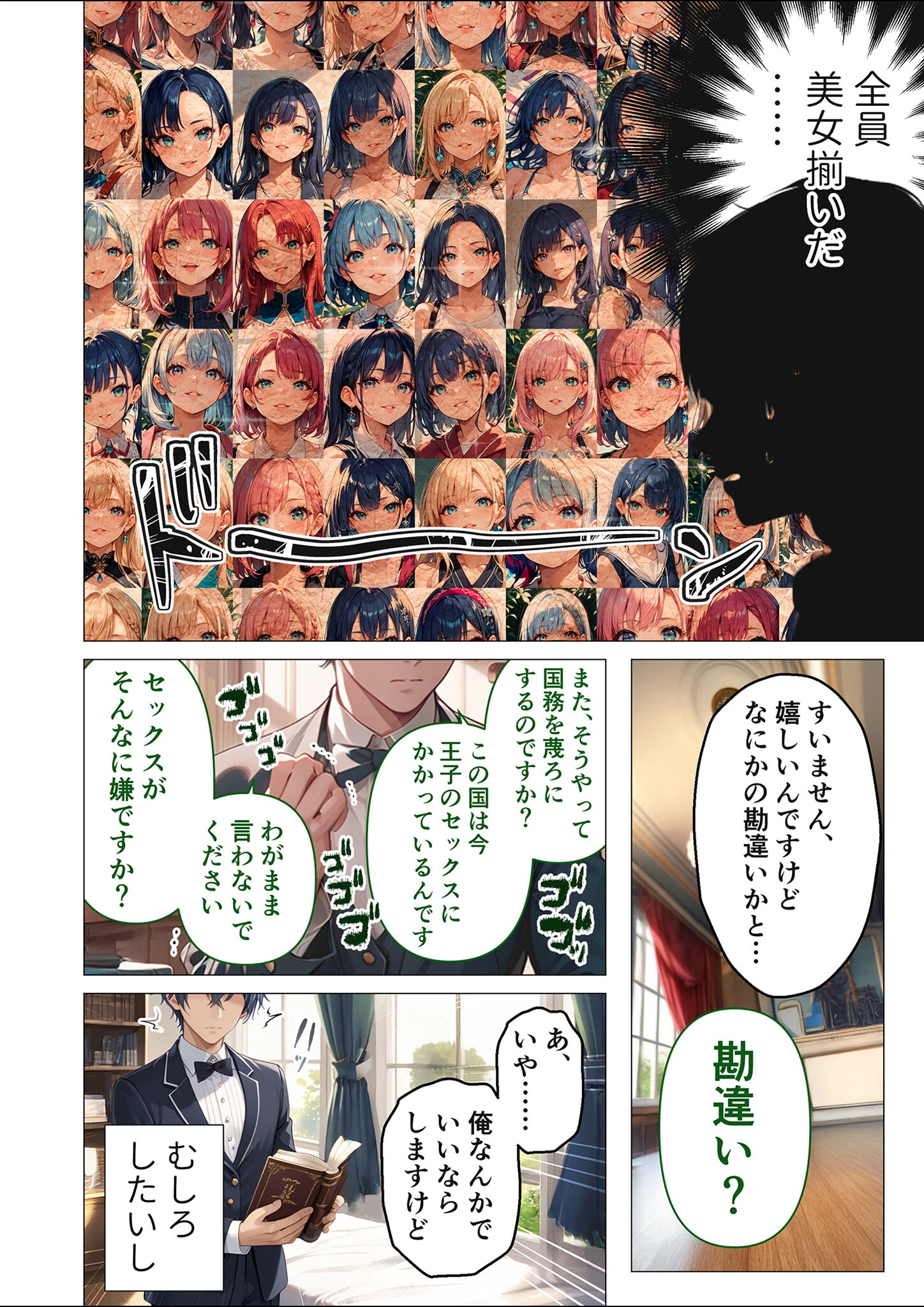 異世界王族転生!嫁候補セックスバイキング 〜国家を背負ってせっせと中○し〜 モザイク版 6ページ