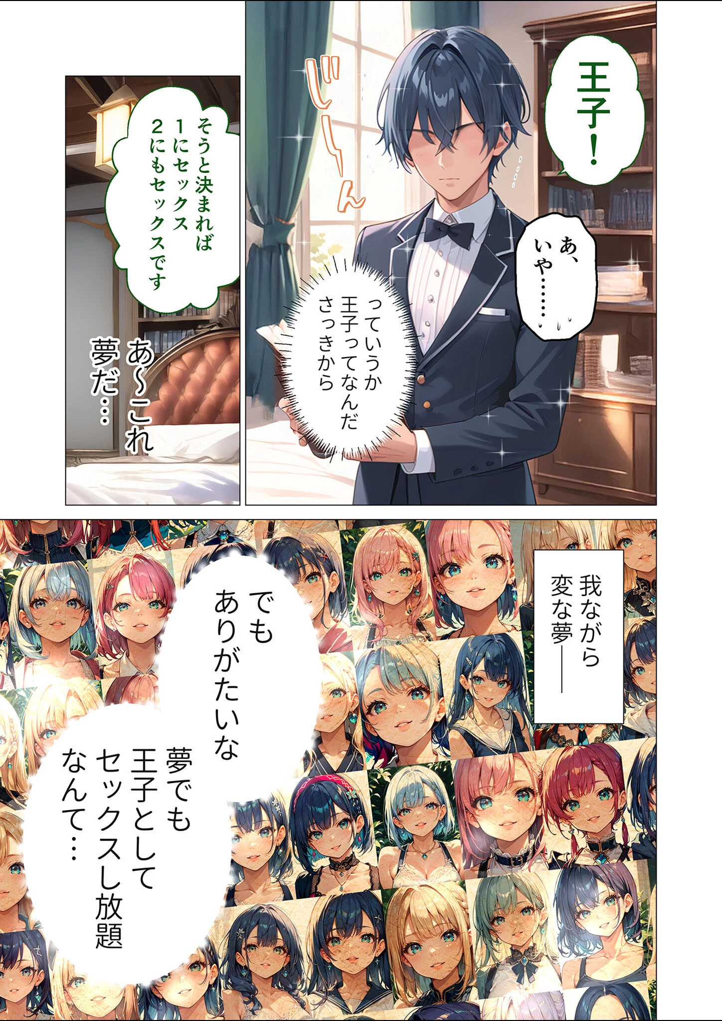 異世界王族転生!嫁候補セックスバイキング 〜国家を背負ってせっせと中○し〜 モザイク版 7ページ