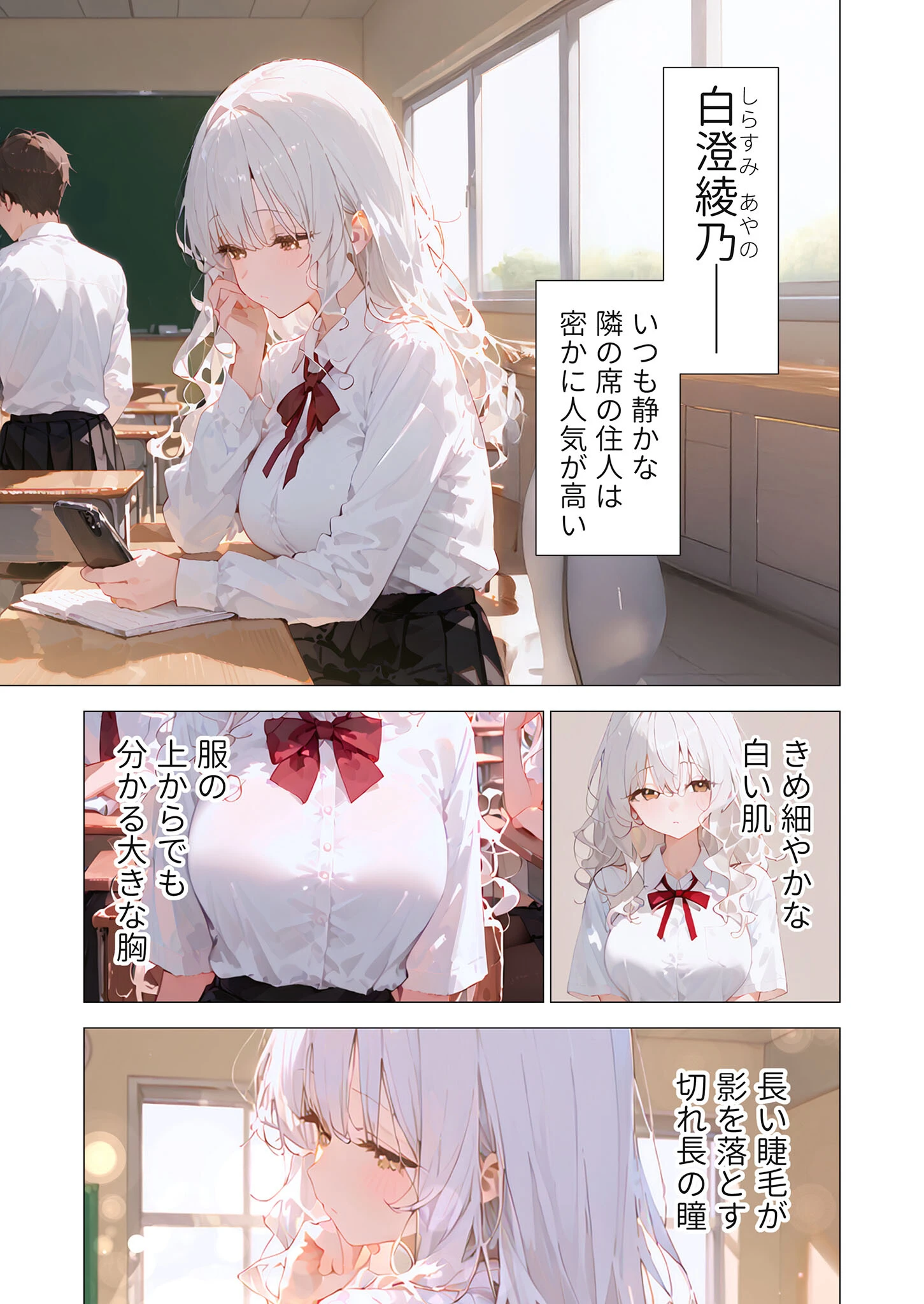 ふんわり同級生のえっちな恩返し 第1話 〜気になるあの娘にスマホを貸して、カラダを借りて〜 モザイク版 3ページ