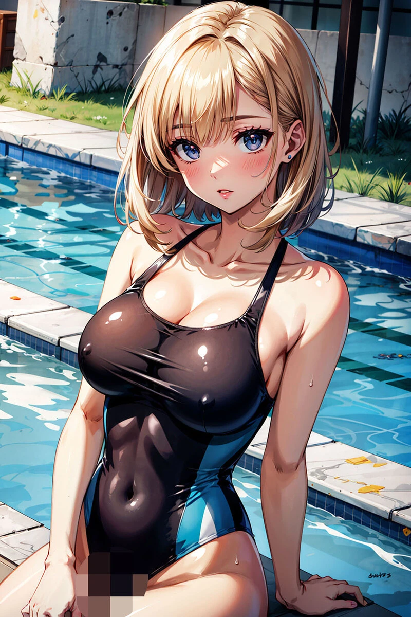 【全3作収録】金髪ギャルのチン媚び誘惑 〜生ハメ乱交待ったなし〜 モザイク版 9ページ