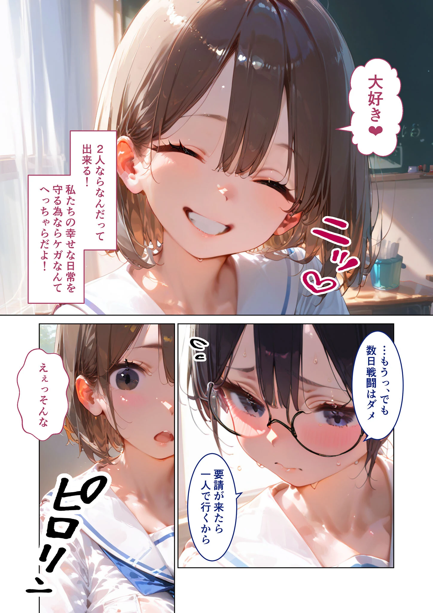 魔法×女は触手に絶対勝てない 〜ベリー＆ピーチ完全敗北〜 モザイク版 7ページ