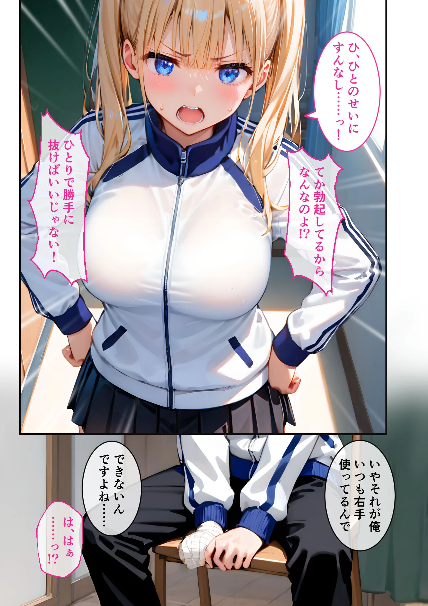 ツンデレマネージャーのオナサポえっち 〜さっさとイッてよ、ばかぁ！！〜 モザイク版 11ページ