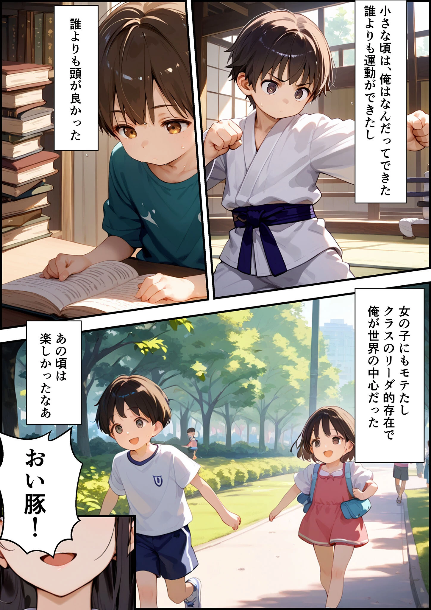 ●●アプリでいじめっ子を肉●●にする話 4ページ