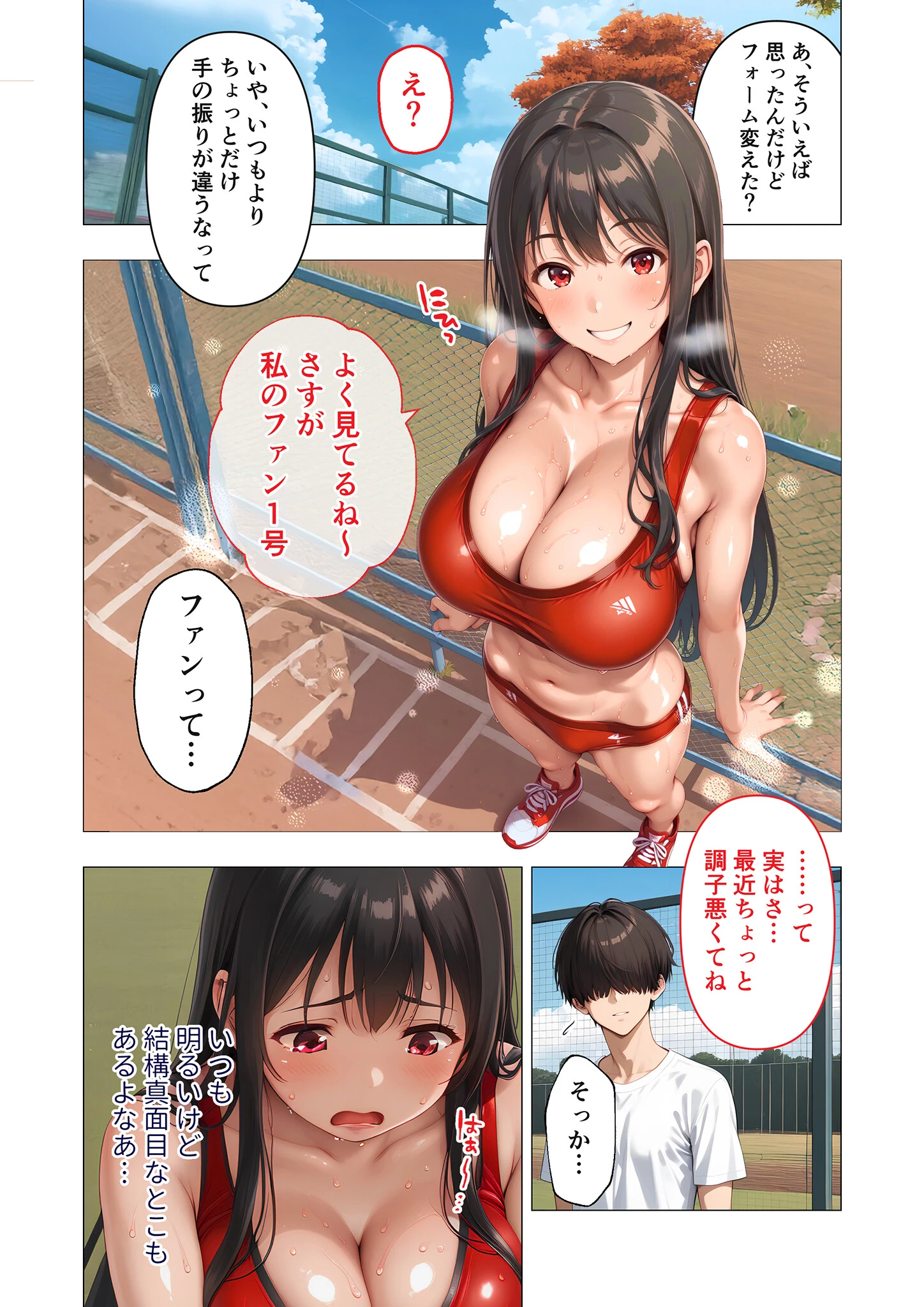 陸上一筋だった先輩がコーチ専用のメスになるまで モザイク版 6ページ