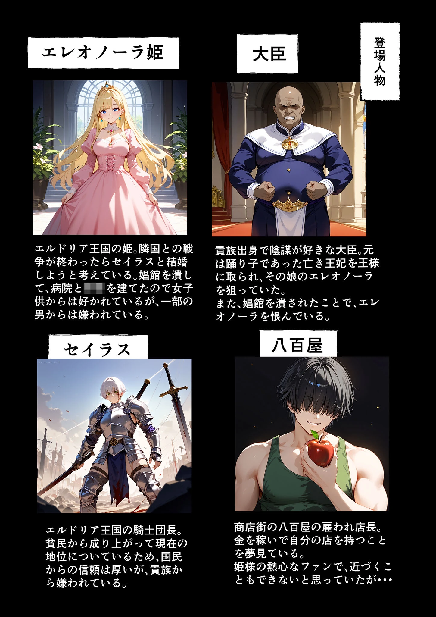 みんなの憧れの姫様がロイヤル肉●●になる話 モザイク版 4ページ