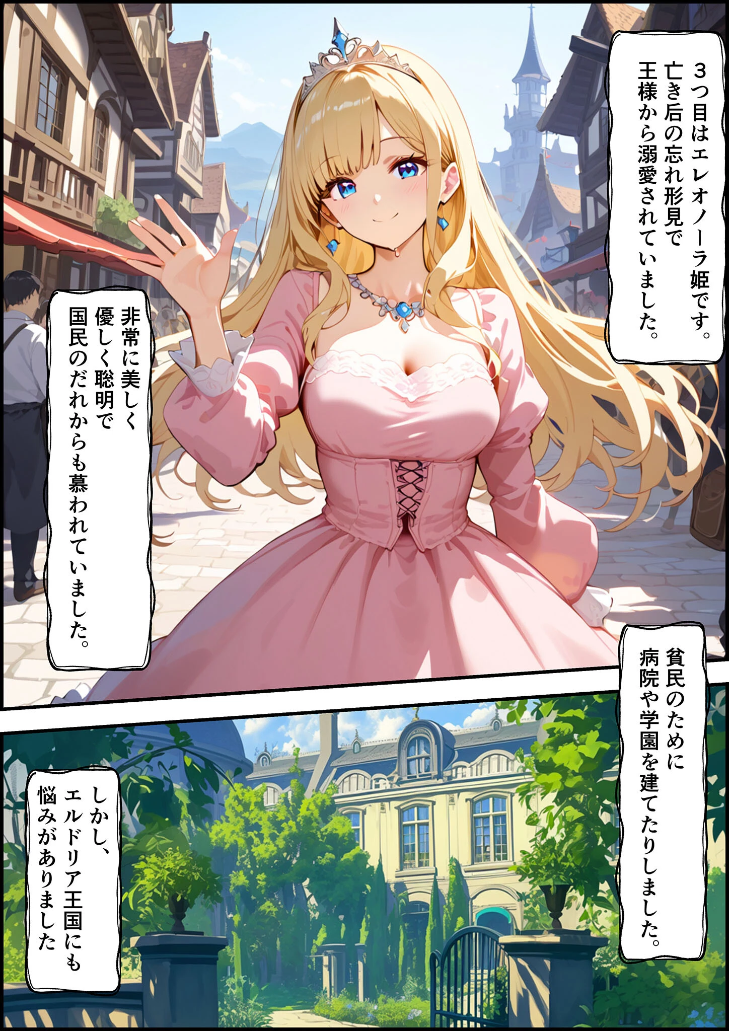 みんなの憧れの姫様がロイヤル肉●●になる話 モザイク版 7ページ