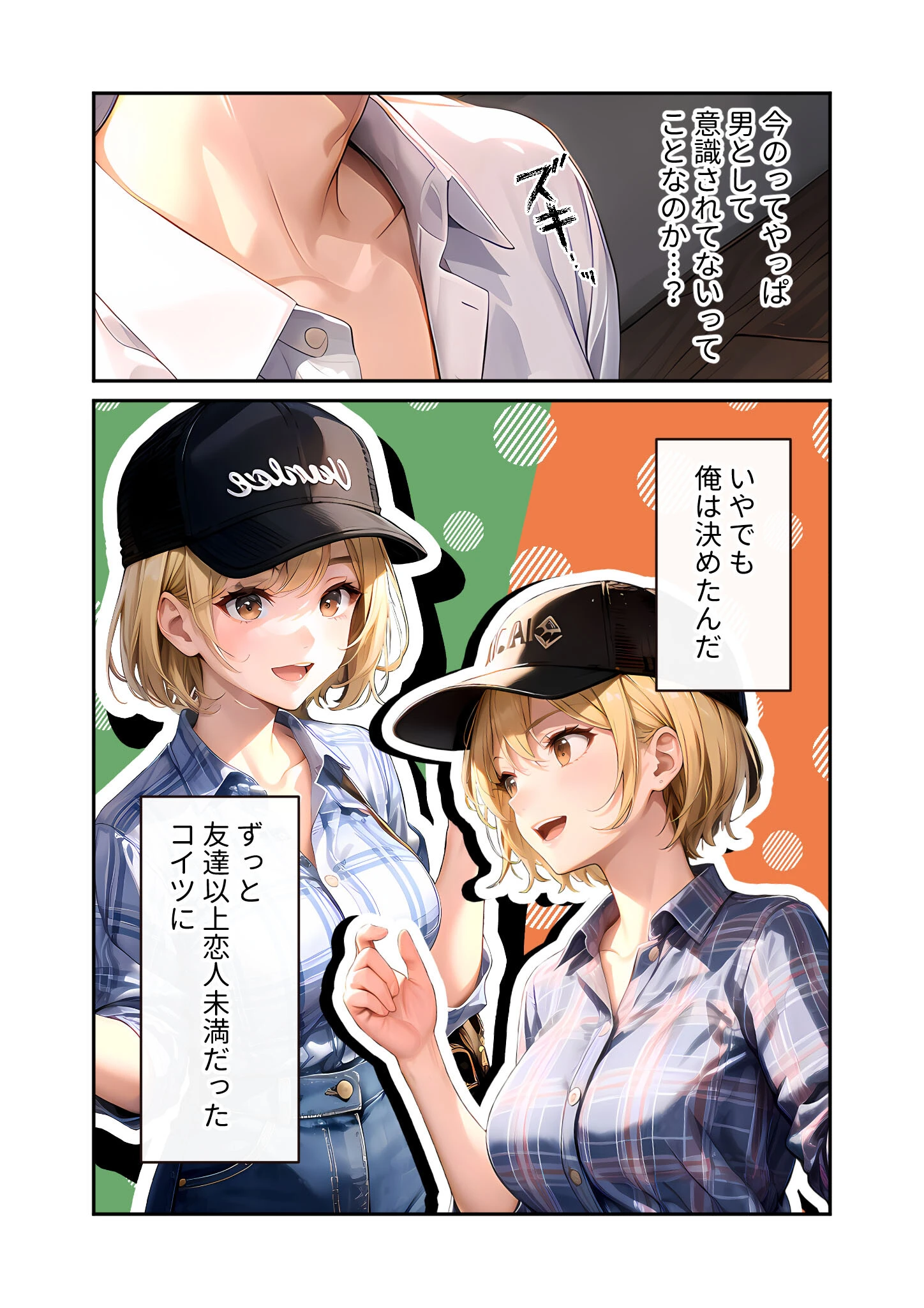 いちゃLOVE純情ベッドルーム 〜GW、浴衣姿の女友達に悩殺される温泉旅行〜 モザイク版 5ページ