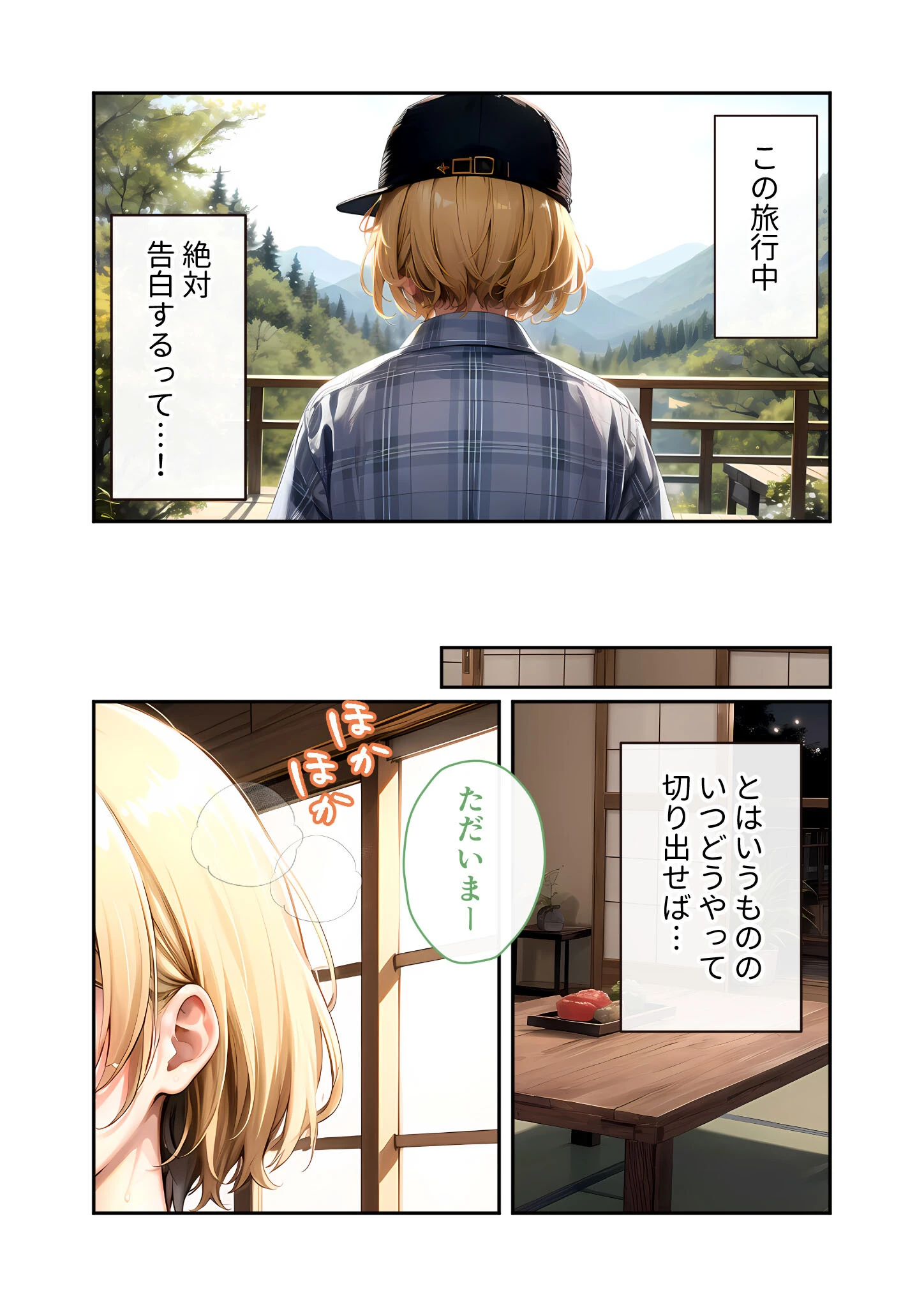 いちゃLOVE純情ベッドルーム 〜GW、浴衣姿の女友達に悩殺される温泉旅行〜 モザイク版 6ページ