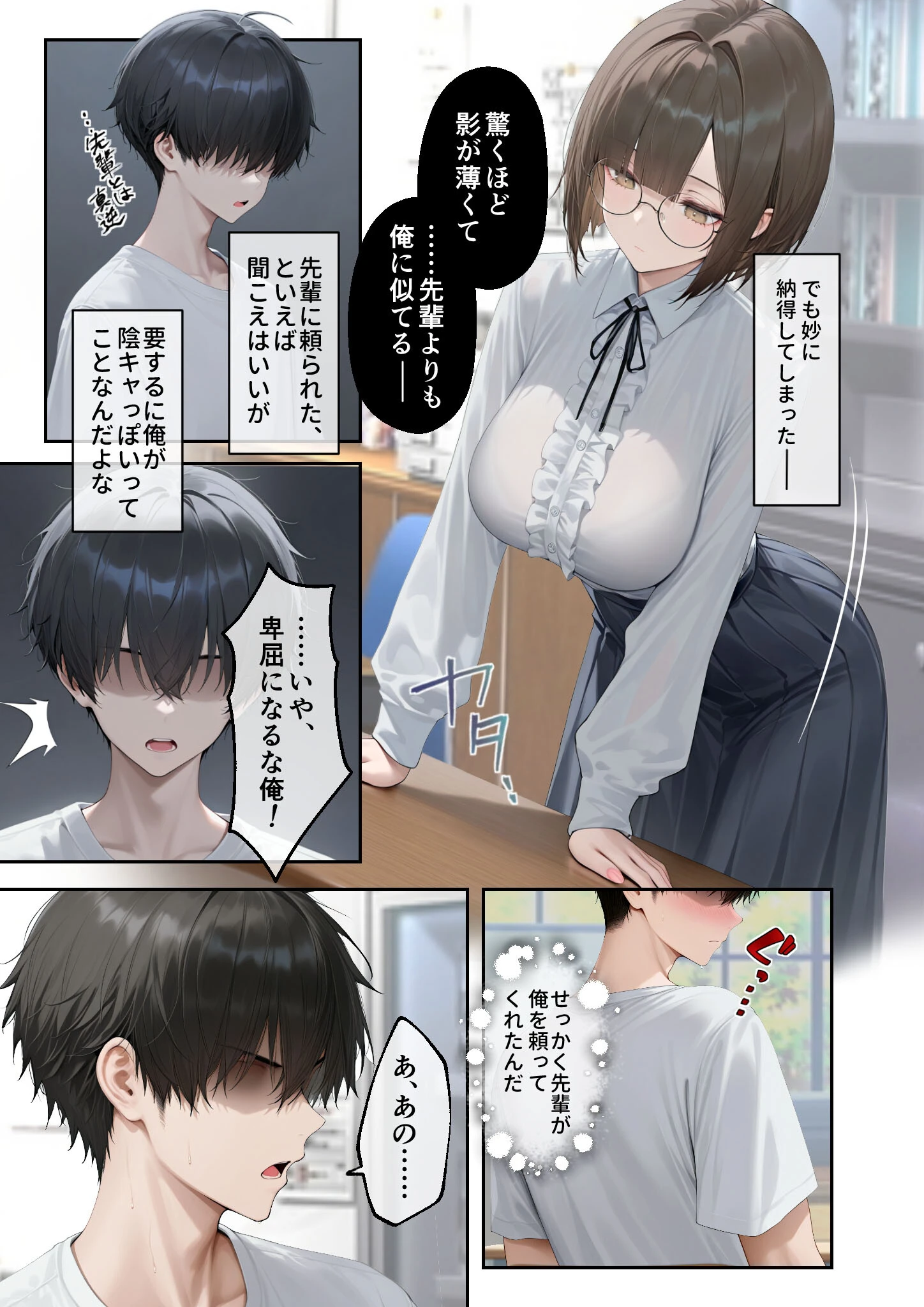 僕のセフレは憧れの先輩そっくりな双子の妹さん（1） モザイク版 15ページ