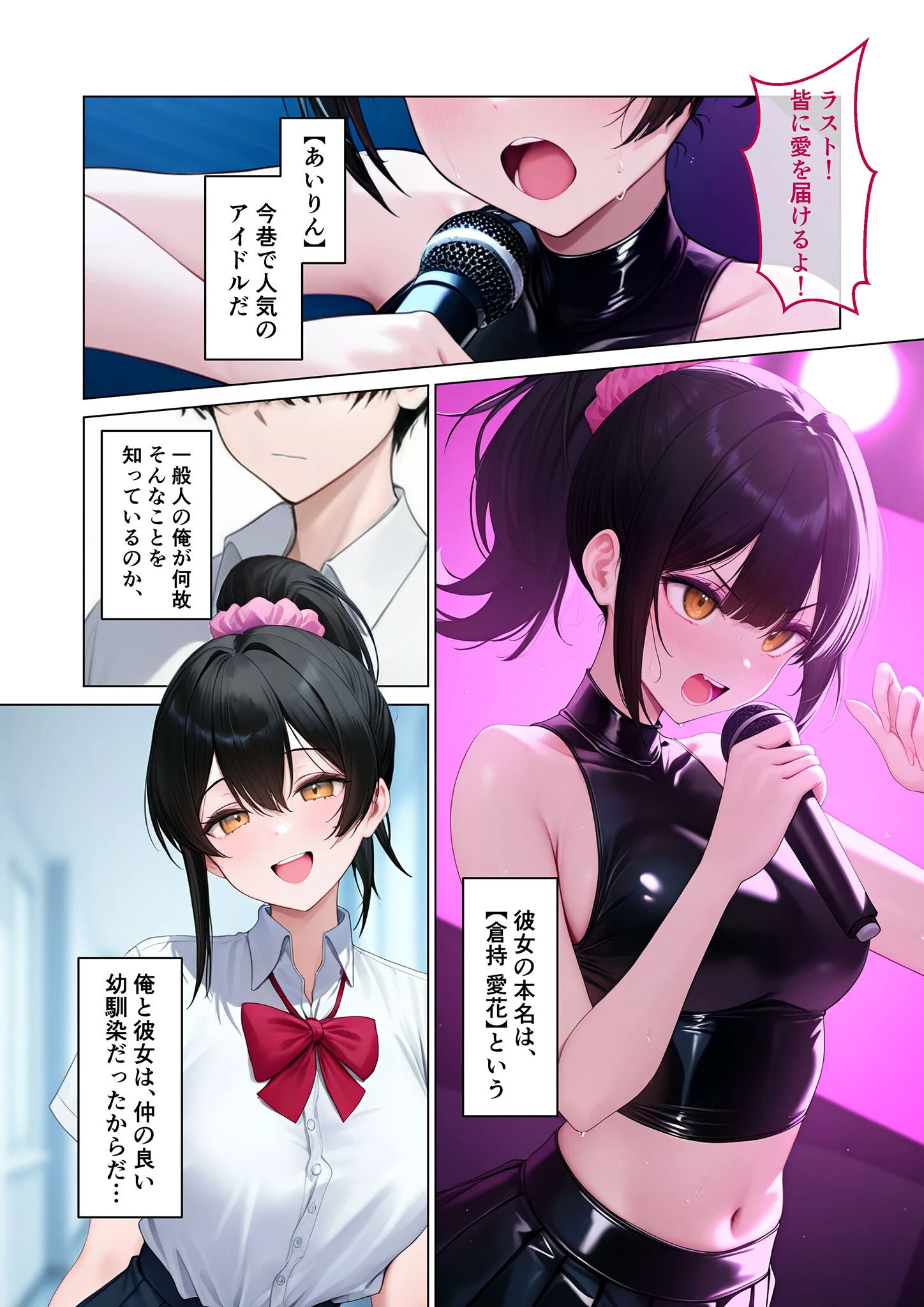 君は僕だけの淫らなアイドル 〜両片思いだった幼なじみと純愛エッチ〜 モザイク版 3ページ