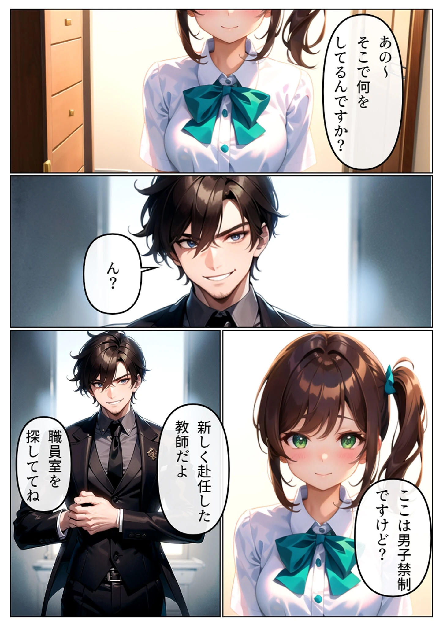 狙われた学園 清純な乙女が淫らに堕ちていく モザイク版 5ページ