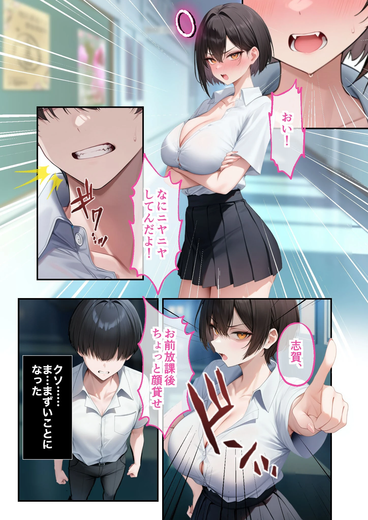 能力:絶頂回数カウンターを獲得しました。 〜自称ビッチは実は処女！？〜 モザイク版 15ページ