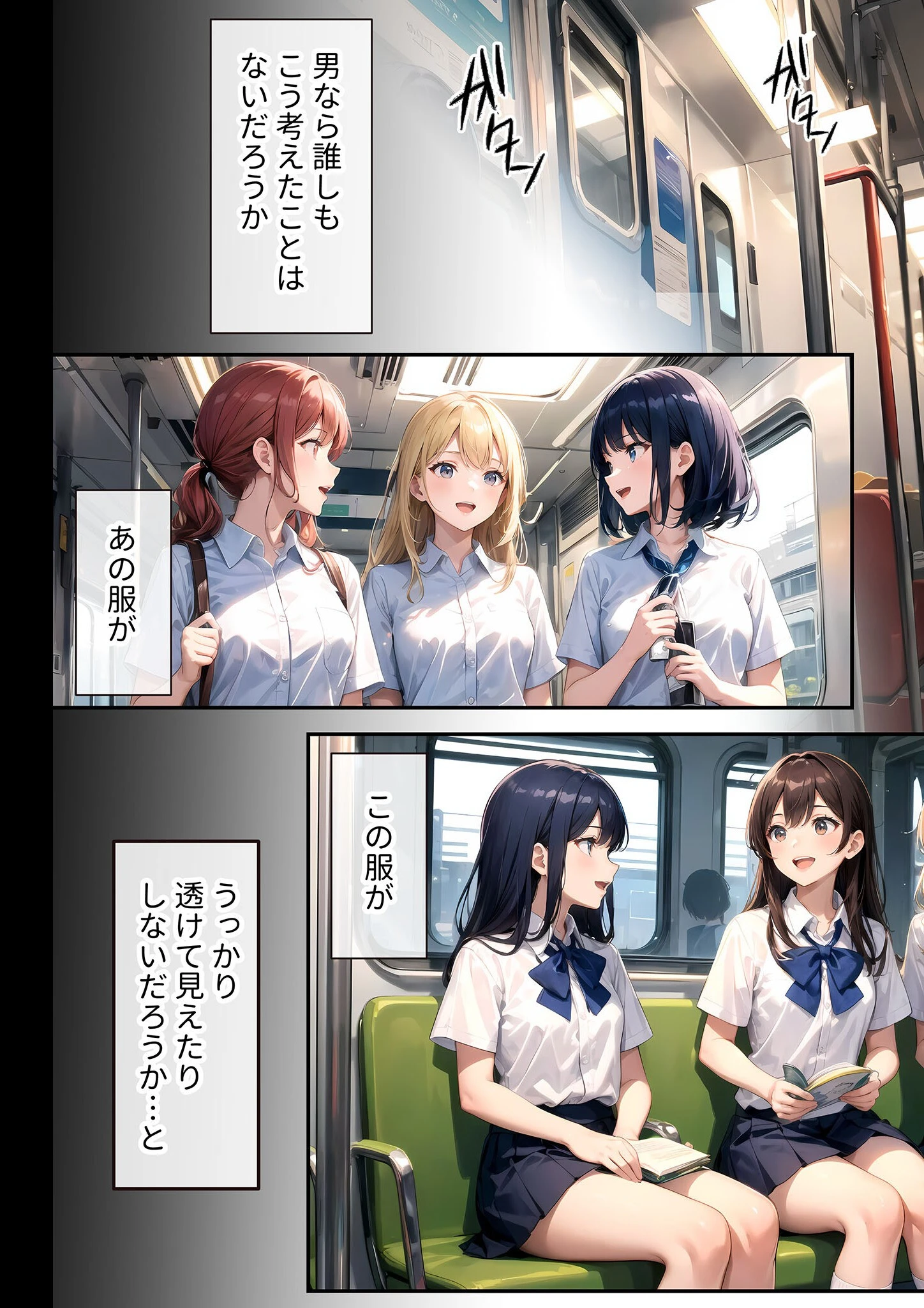 陰キャの僕、透視の力を手に入れる。デラックス！ 〜最凶能力で学園ハーレム化計画〜 モザイク版 5ページ