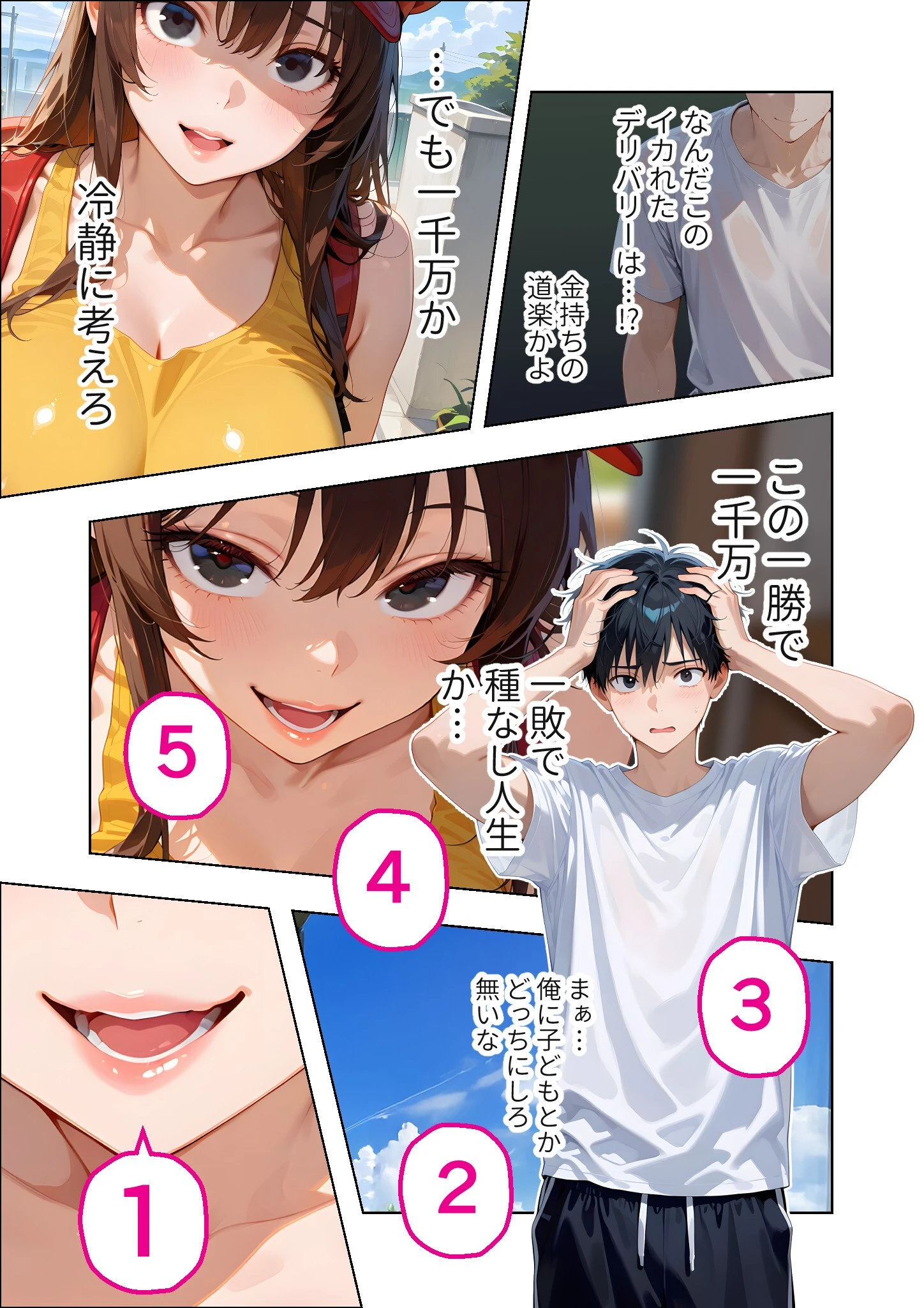 BiXXX Delivery 第1巻 〜どすけべ配達員のセックスデリ〜 モザイク版 9ページ