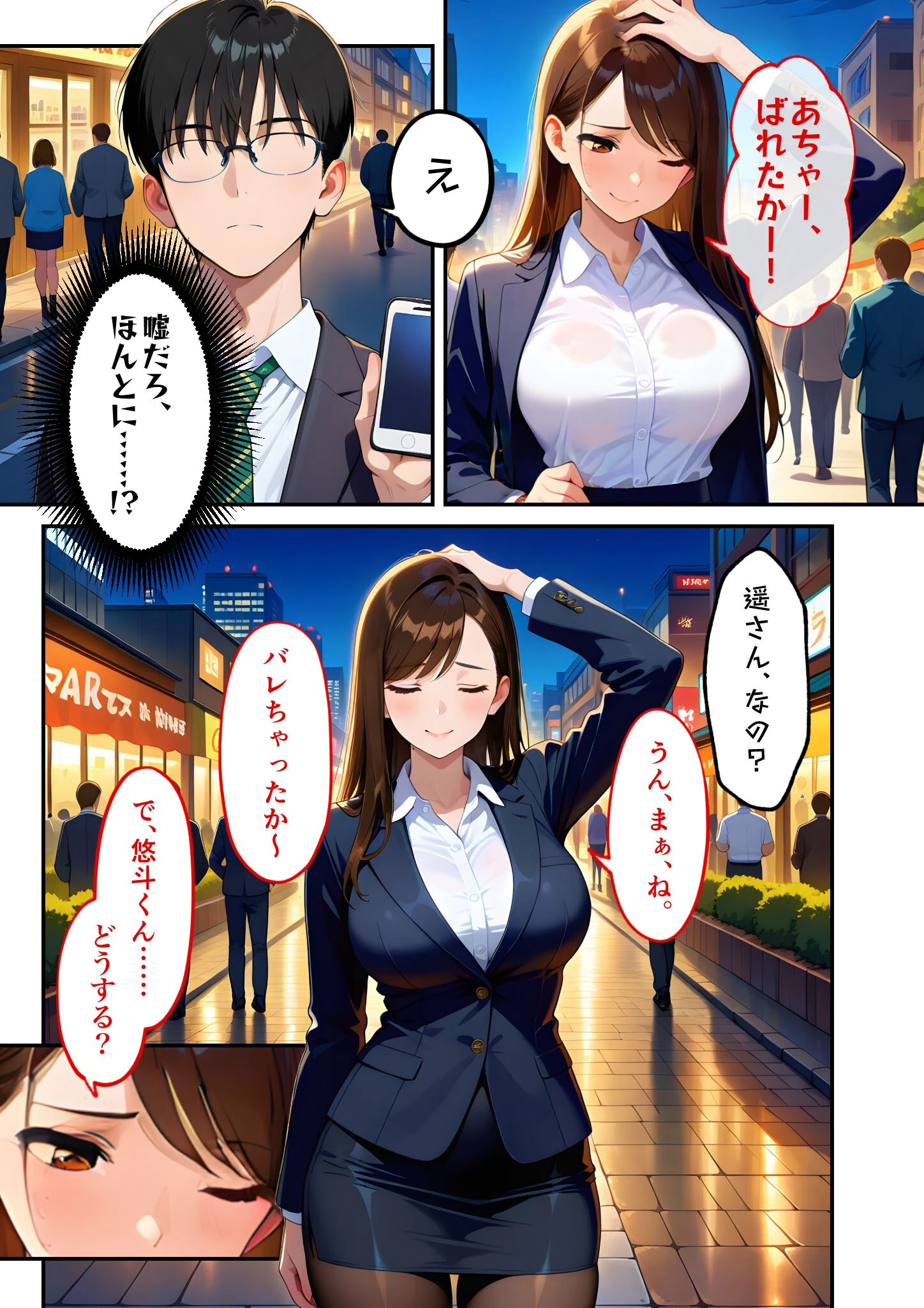 弊社の女神はエロ垢に乳首を載せている 第1話  〜これってまさか……遥さん！？〜 モザイク版 13ページ