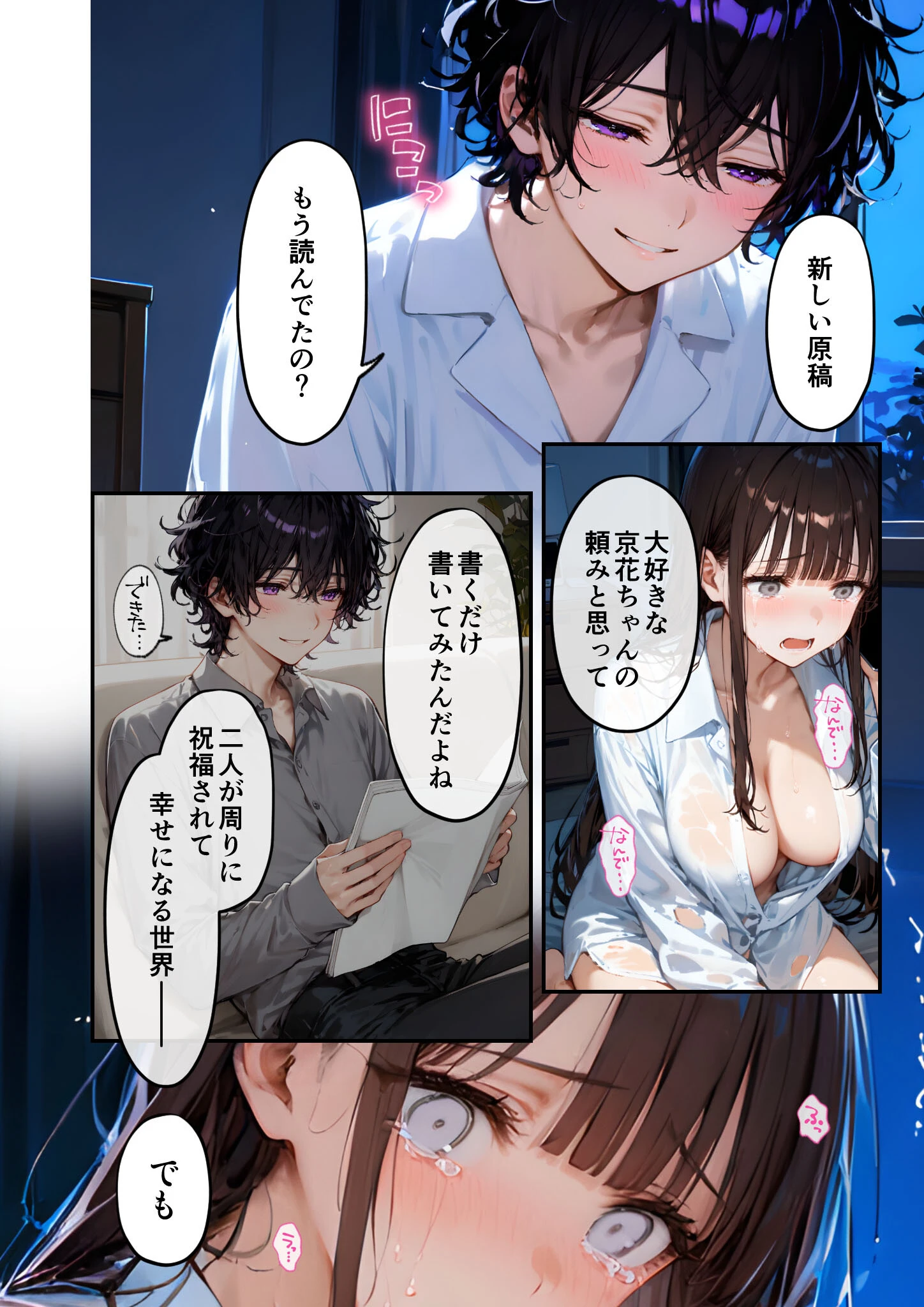 激愛執着くんの幸福な鳥かご 〜憧れ作家のヤンデレ甘ハメに堕とされる〜 （6）モザイク版 4ページ