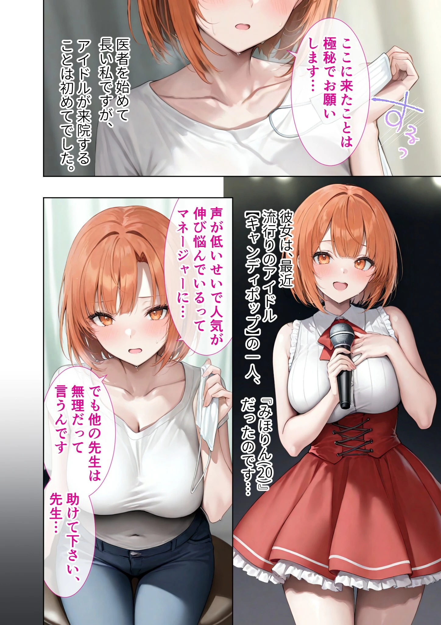 極・悪徳医師の淫行×××治療 〜無垢を貫く背徳診療録〜 モザイク版 4ページ