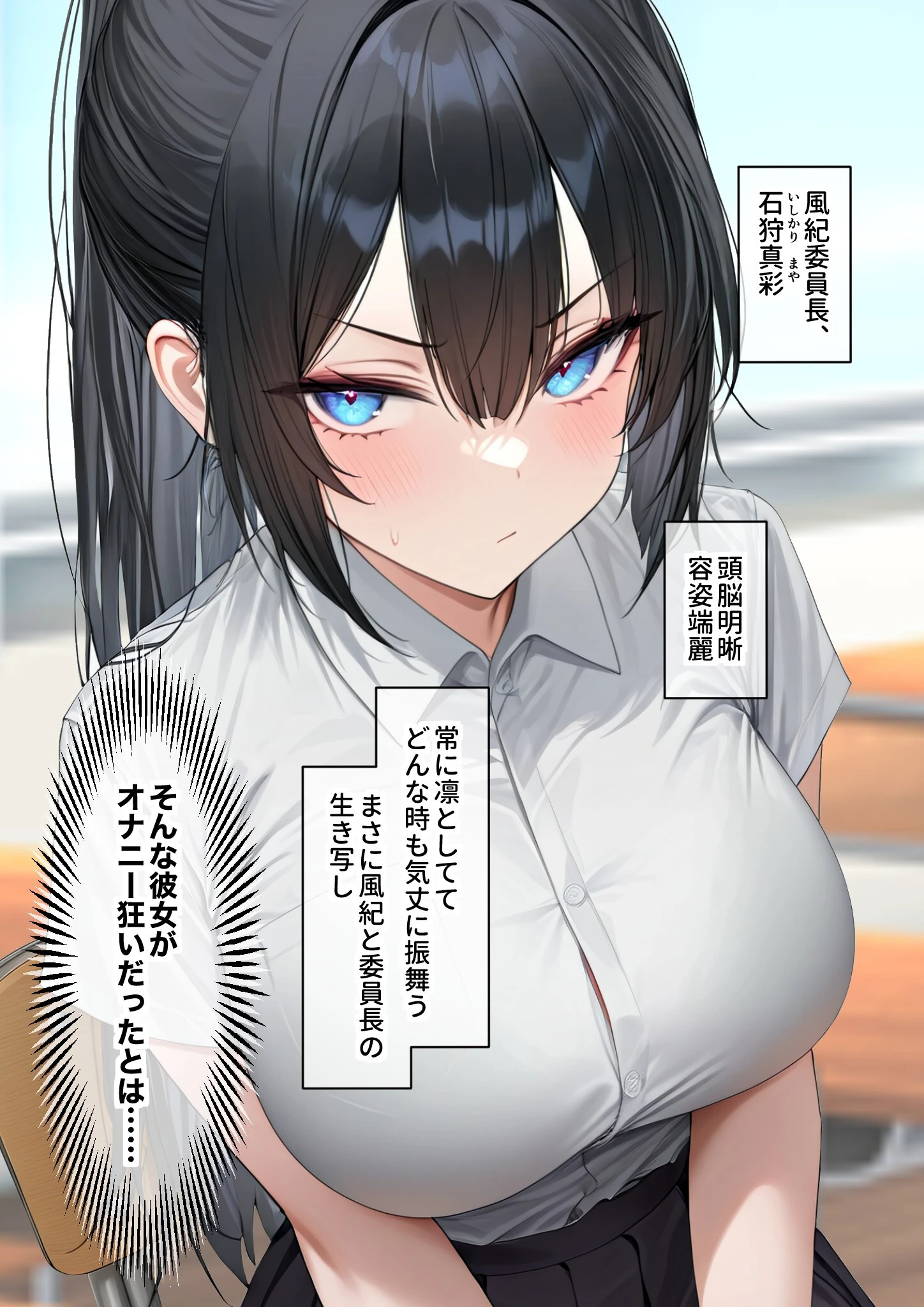 能力:絶頂回数カウンターを獲得しました。 第2話 〜風紀委員のウラの顔！？〜 モザイク版 8ページ