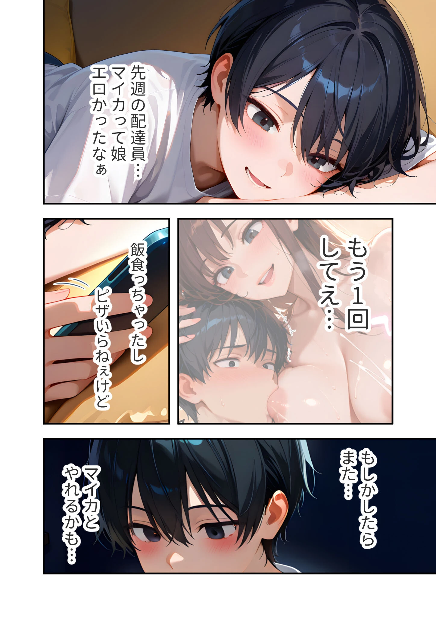 BiXXX Delivery 第2巻 〜どすけべ配達員のセックスデリ〜 モザイク版 4ページ