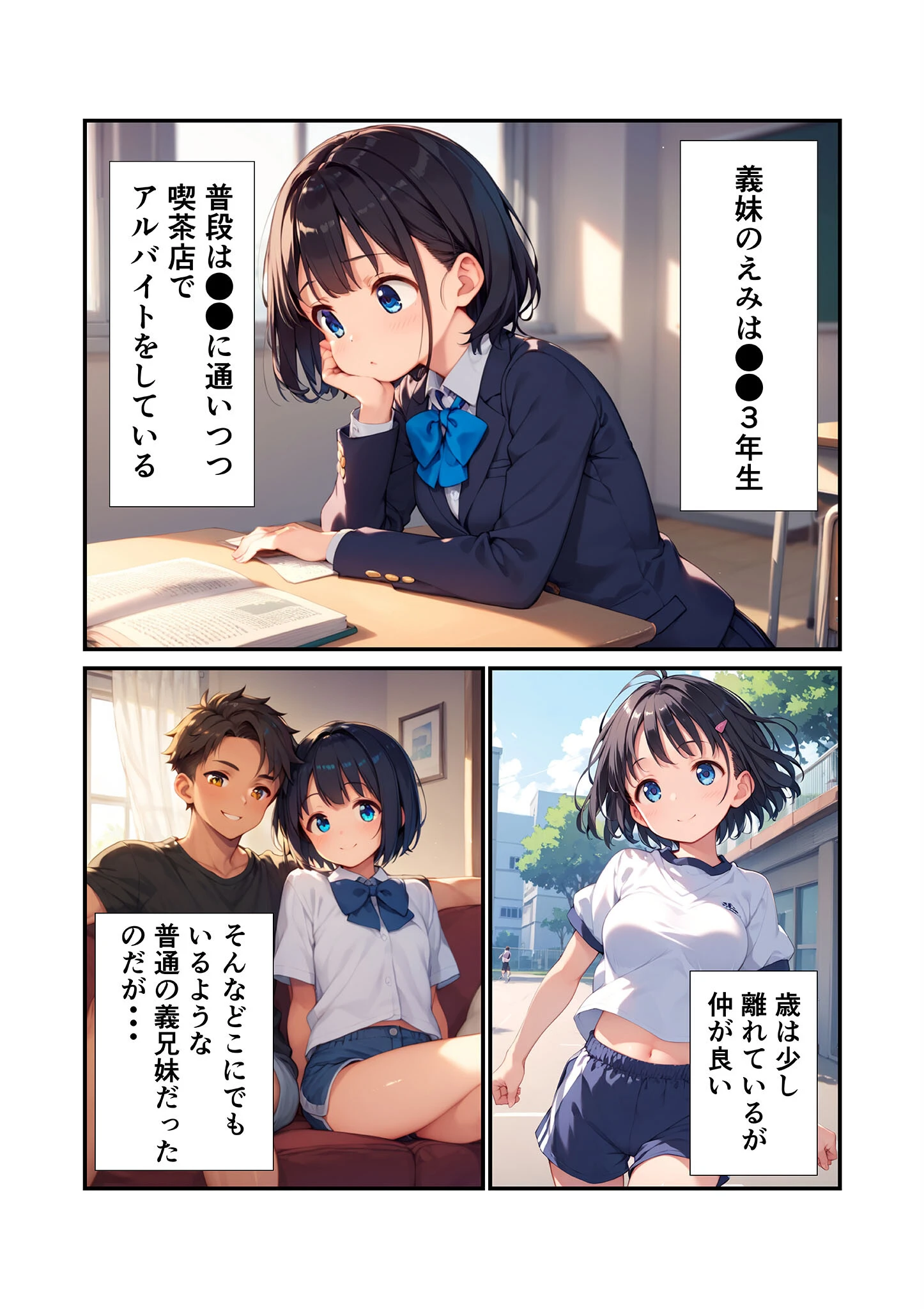 義妹は言いなり発情メイド  モザイク版 4ページ