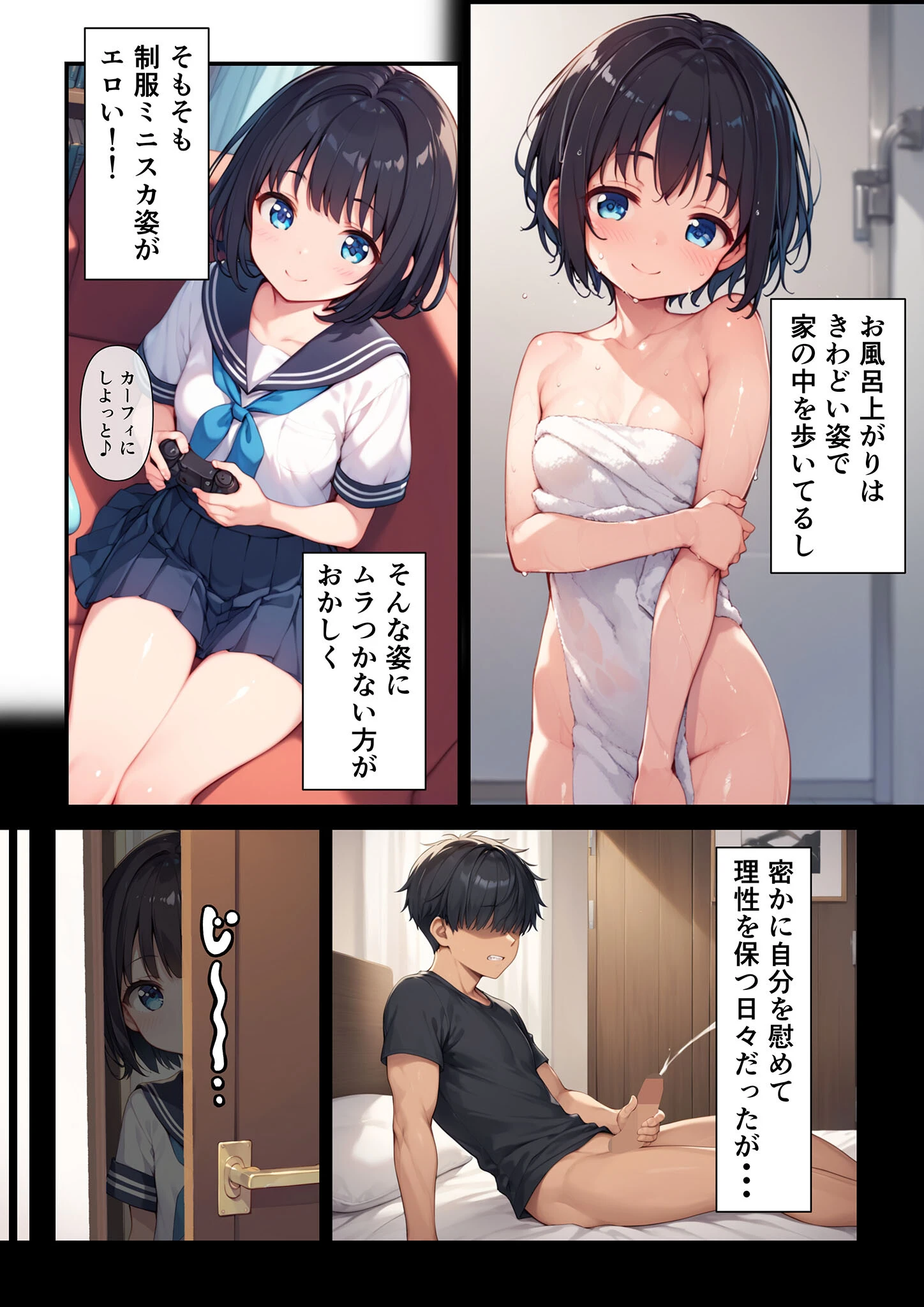 義妹は言いなり初体験〜純粋な義妹に中●し受け入れ性教育〜   モザイク版 5ページ