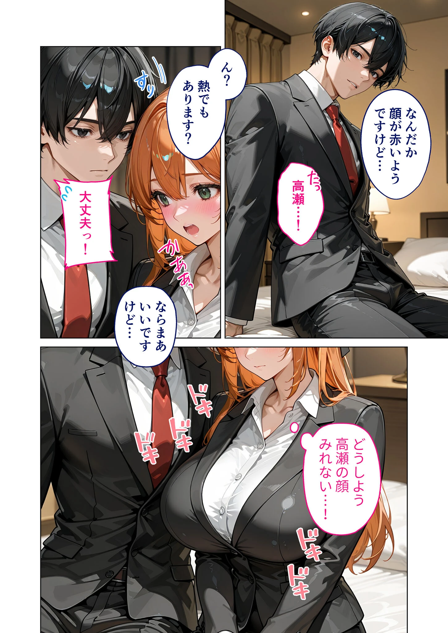 お二人様一室、メス堕ちにつき 〜後輩くんに身も心も堕ちる最終日〜モザイク版 6ページ