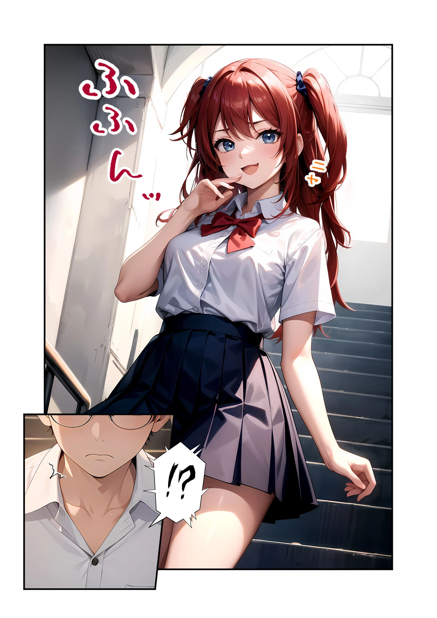 陰キャの僕、透視の力を手に入れる。第八話 〜昼休みは生意気後輩のおしおきタイム〜 モザイク版 6ページ